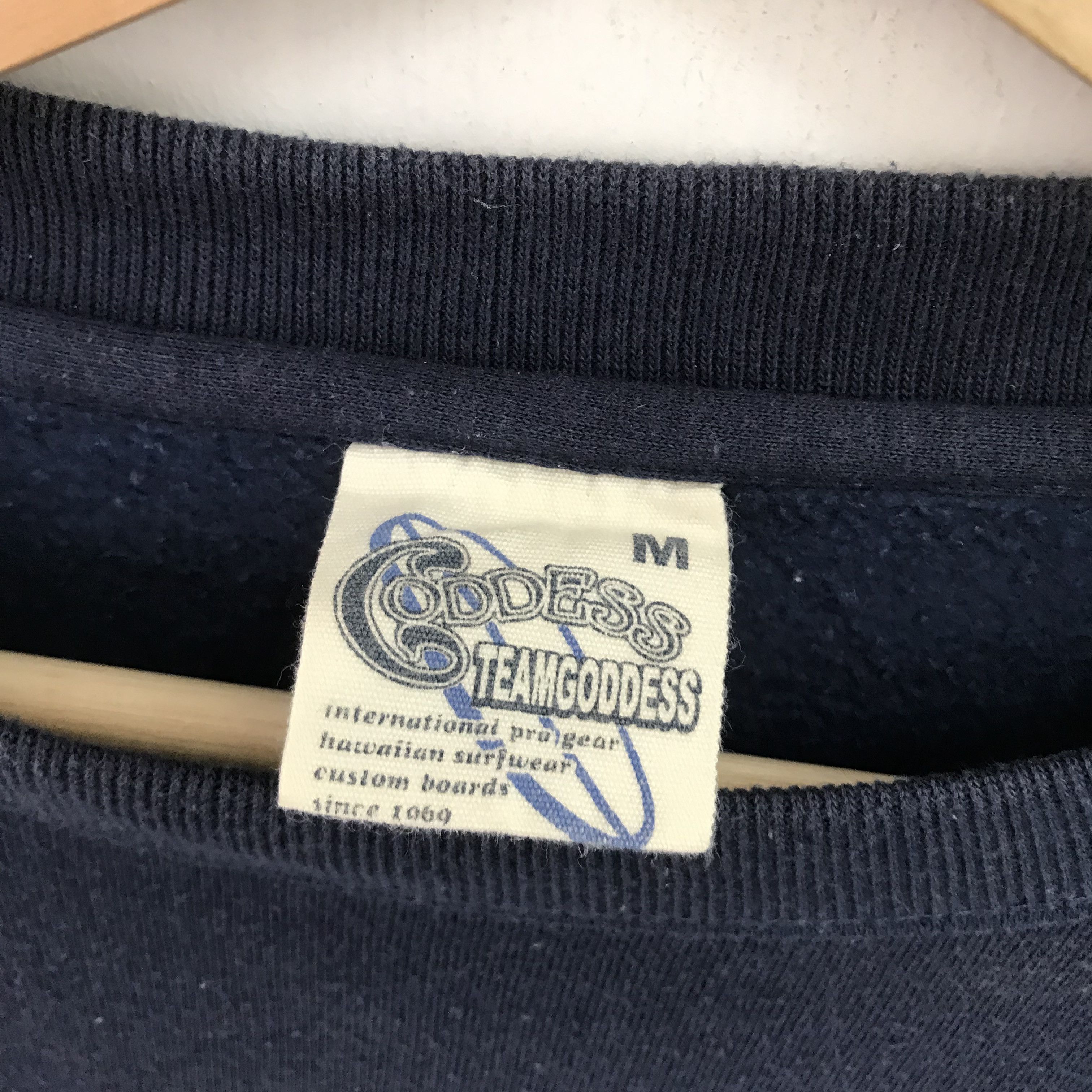 Vintage Vintage Goddess Surf Blue Sweatshirt Medium - 316 Size US M / EU 48-50 / 2 - 7 Thumbnail