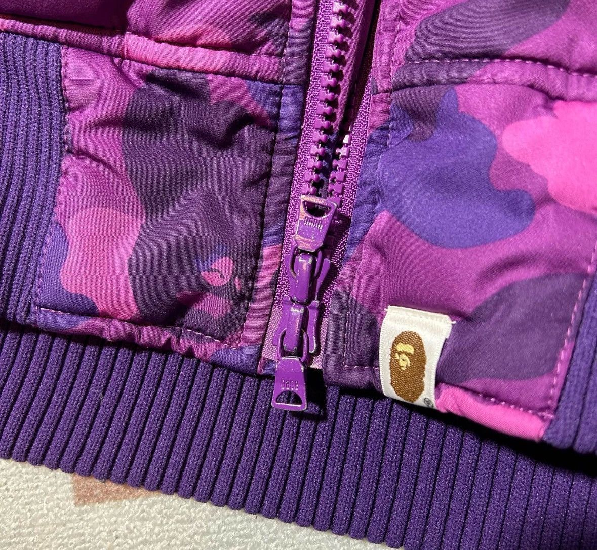 Bape COLOR CAMO SHARK DOWN JACKET Size US L / EU 52-54 / 3 - 7 Thumbnail