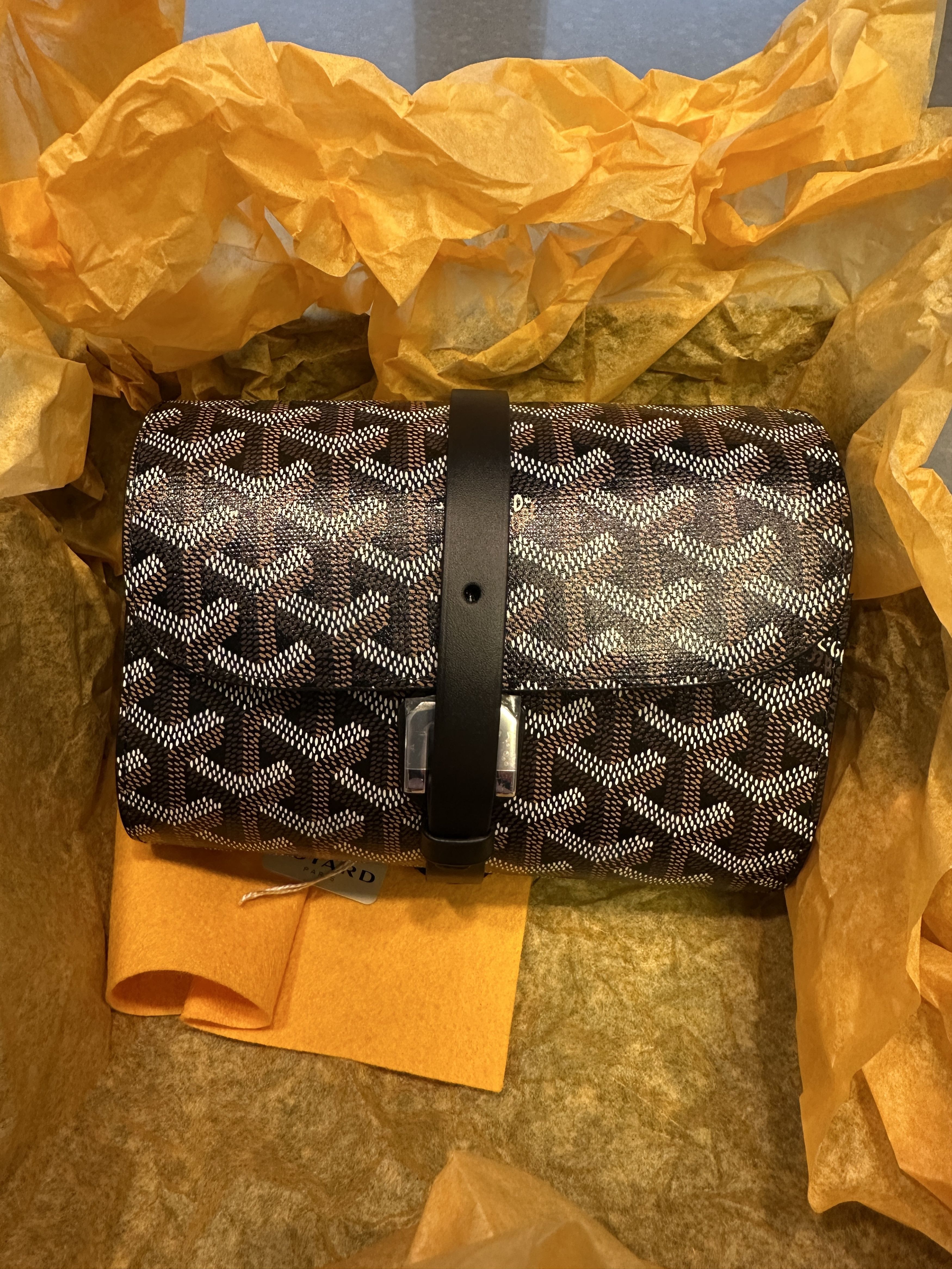Goyard Goyard Double Travel Watch Roll Black BRAND NEW RARE Size ONE SIZE - 1 Thumbnail