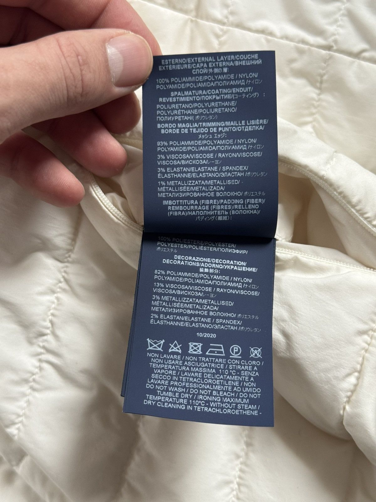 Herno HERNO Taupe Quilted Techno Down Jacket Filled Puffer Coat 42 Size M / US 6-8 / IT 42-44 - 11 Thumbnail