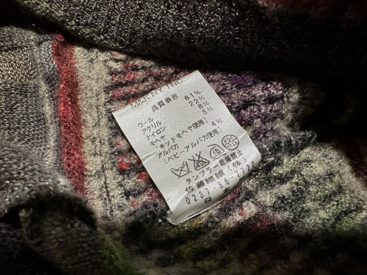 Japanese Brand 🔥Rare Vintage M.&Kyoko Fair Isle Knit Sweater Turtleneck Size US S / EU 44-46 / 1 - 14 Thumbnail