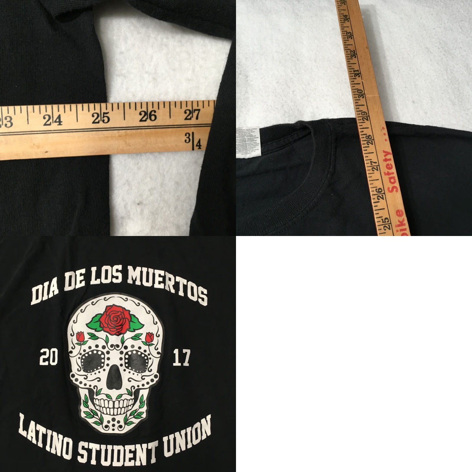 Vintage ULTRA Dia De Los Muertos T Shirt Mens 2XL Black Skull LSU Raiders Latino Shirt Mens 2XL Black Skull ULTRA Size US XXL / EU 58 / 5 - 8 Thumbnail
