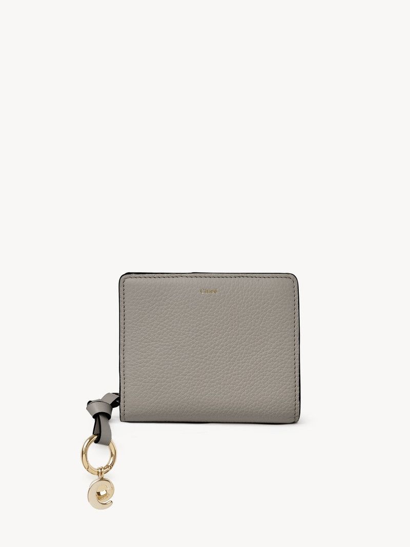 Chloe o1loc1c10226 Size: OS / Alphabet Compact Wallet in Grey Size ONE SIZE - 1 Thumbnail
