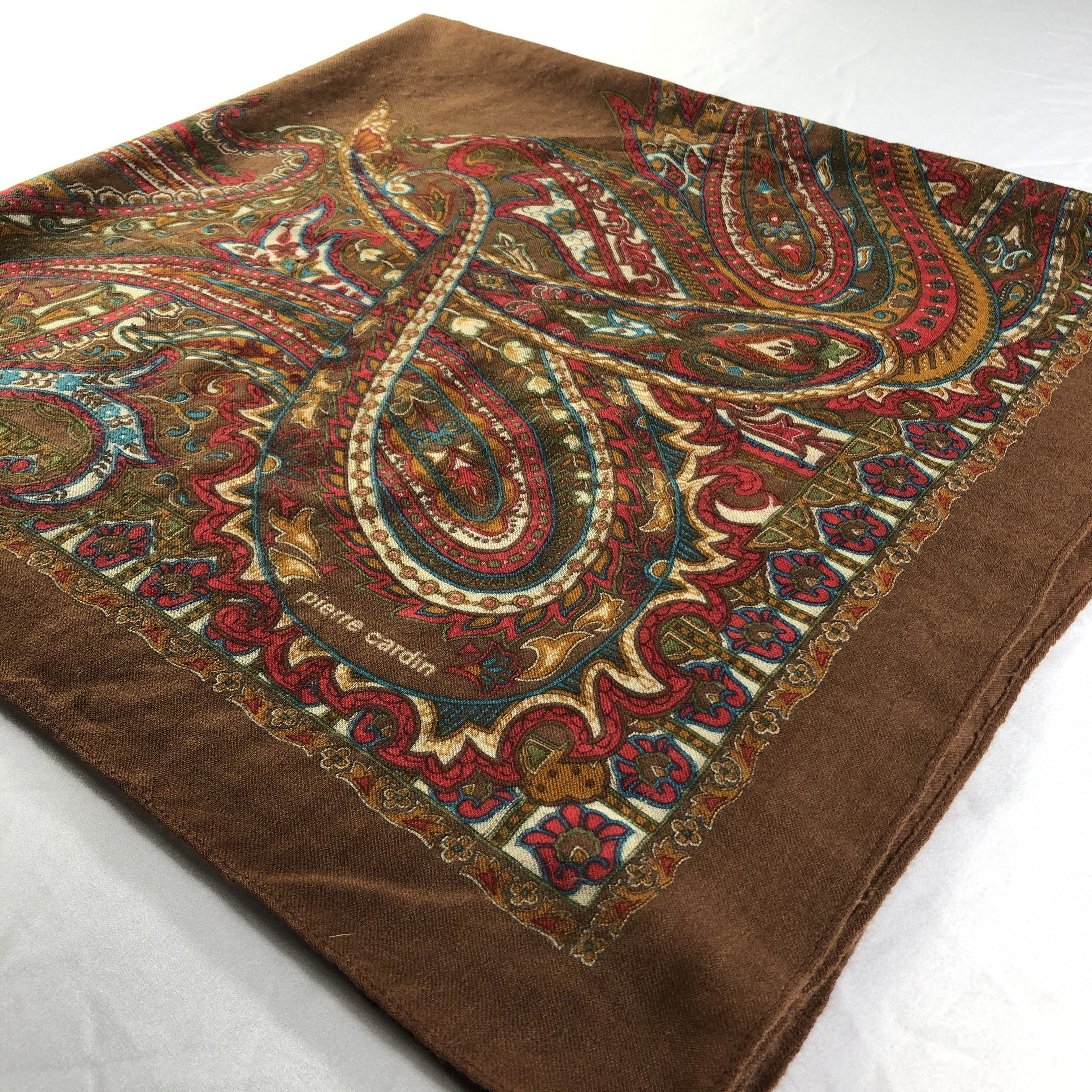 Pierre Cardin × Vintage Vintage Pierre Cardin Silk Scarf Size ONE SIZE - 3 Thumbnail