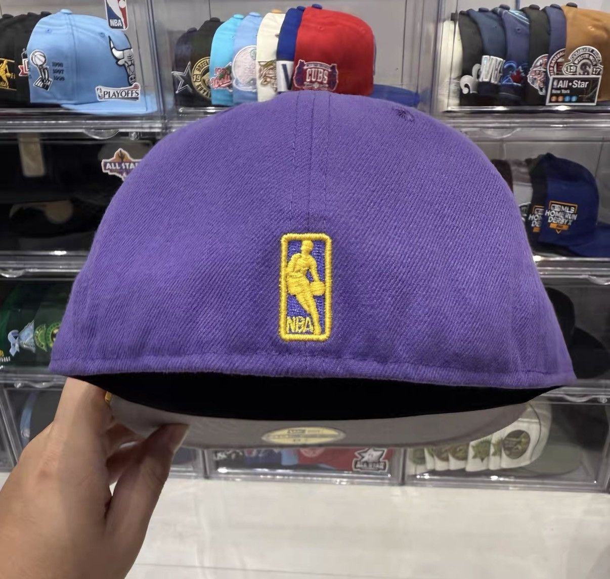 New Era New Era NBA Los Angeles Lakers Flat Brim Baseball Cap J32 Size ONE SIZE - 3 Thumbnail