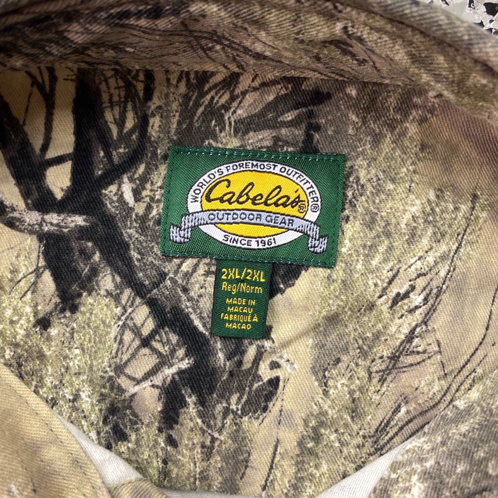 Vintage VINTAGE Cabela's Shirt Mens 2XL Camo Heavyweight Long Sleeve Button Up Shirt Size US XXL / EU 58 / 5 - 2 Thumbnail