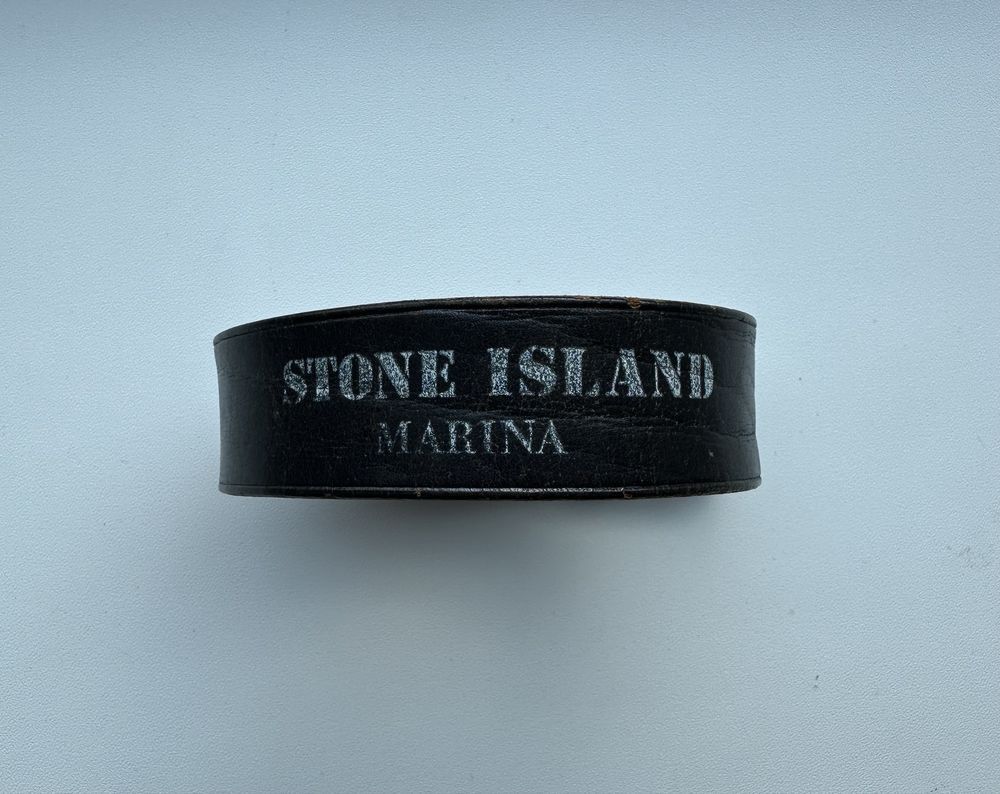 Stone Island Stone Island Marina Vintage Leather Belt Size 30 - 2 Thumbnail