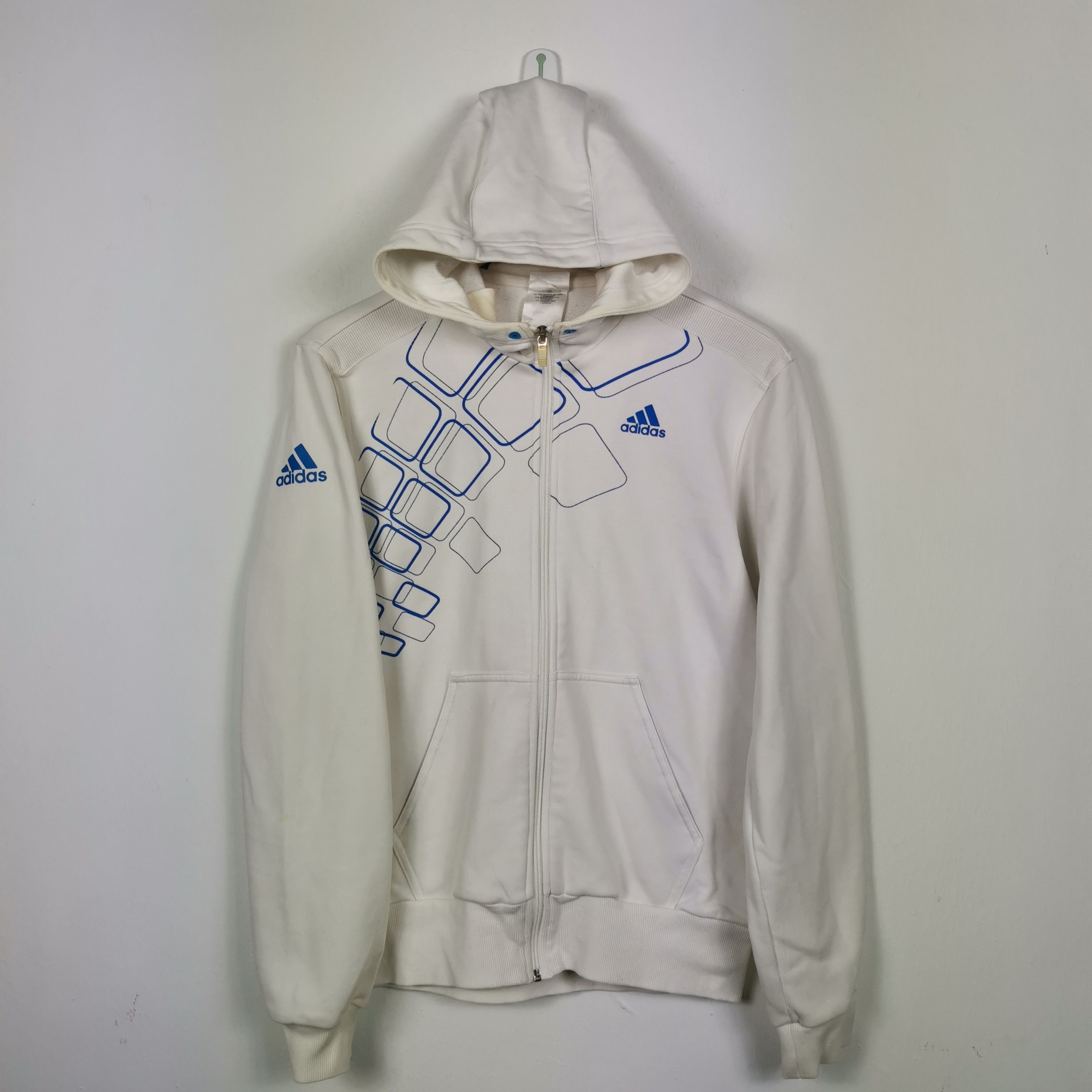 Vintage Adidas Sweater Hoodie Zipper Sportswear Sweatshirt