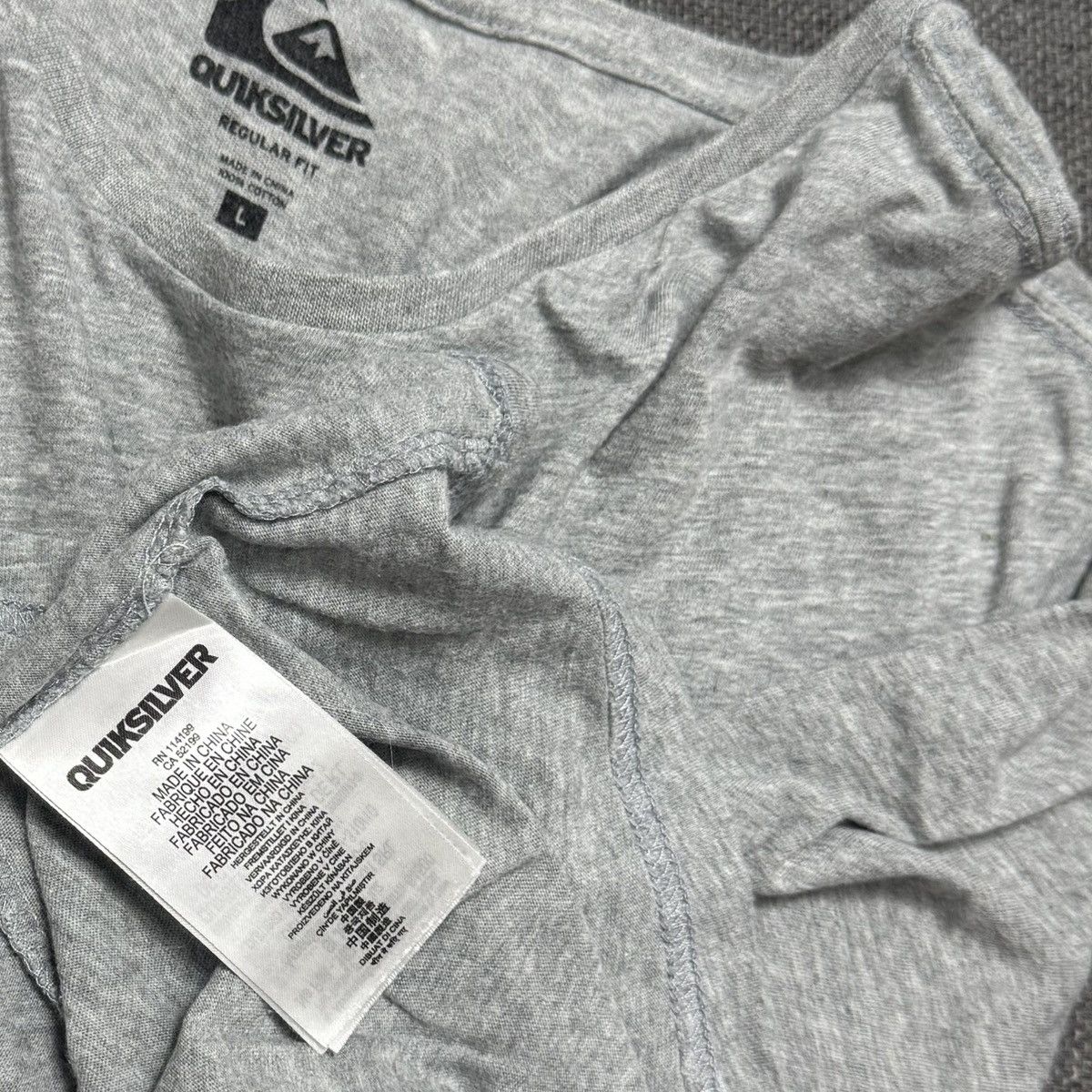 Quiksilver × Vintage Quiksilver Basic back logo Tee Size US L / EU 52-54 / 3 - 3 Thumbnail