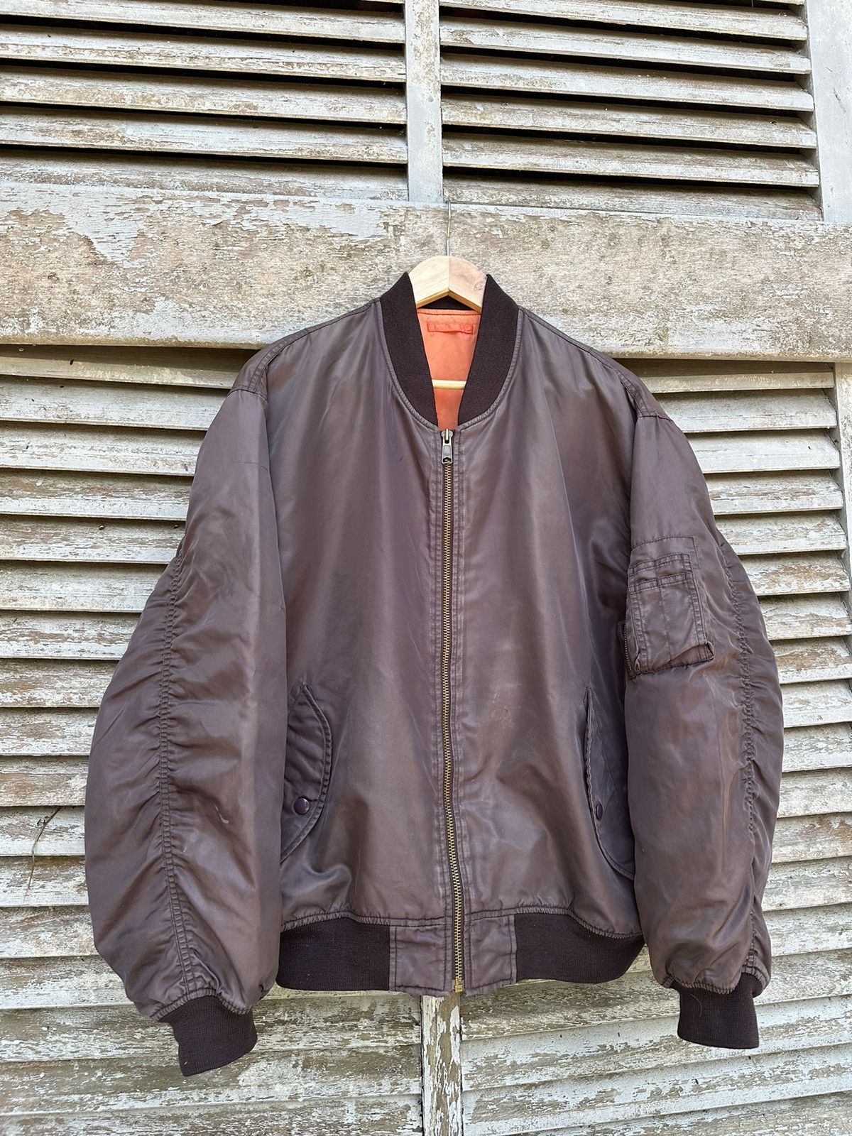 Vintage 🪖Vintage Uniqlo Sun Faded Bomber Jacket Size US L / EU 52-54 / 3 - 4 Thumbnail