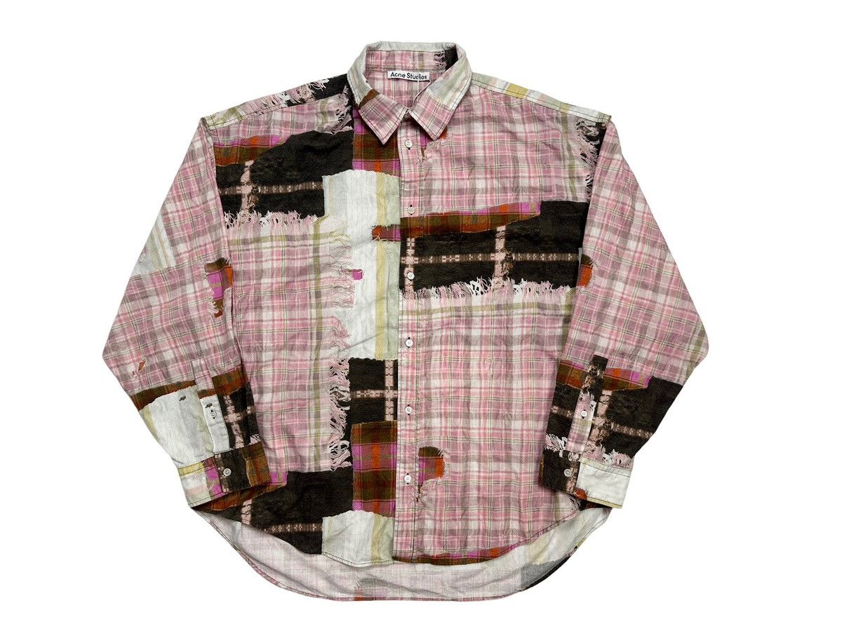 Acne Studios Acne Studios Setar Towel Print Check Shirt Size US M / EU 48-50 / 2 - 1 Thumbnail