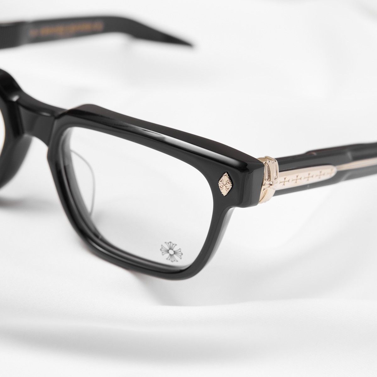 Chrome Hearts CHROME HEARTS PEN 15 BLACK - 18KGP GLASSES Size ONE SIZE - 3 Thumbnail