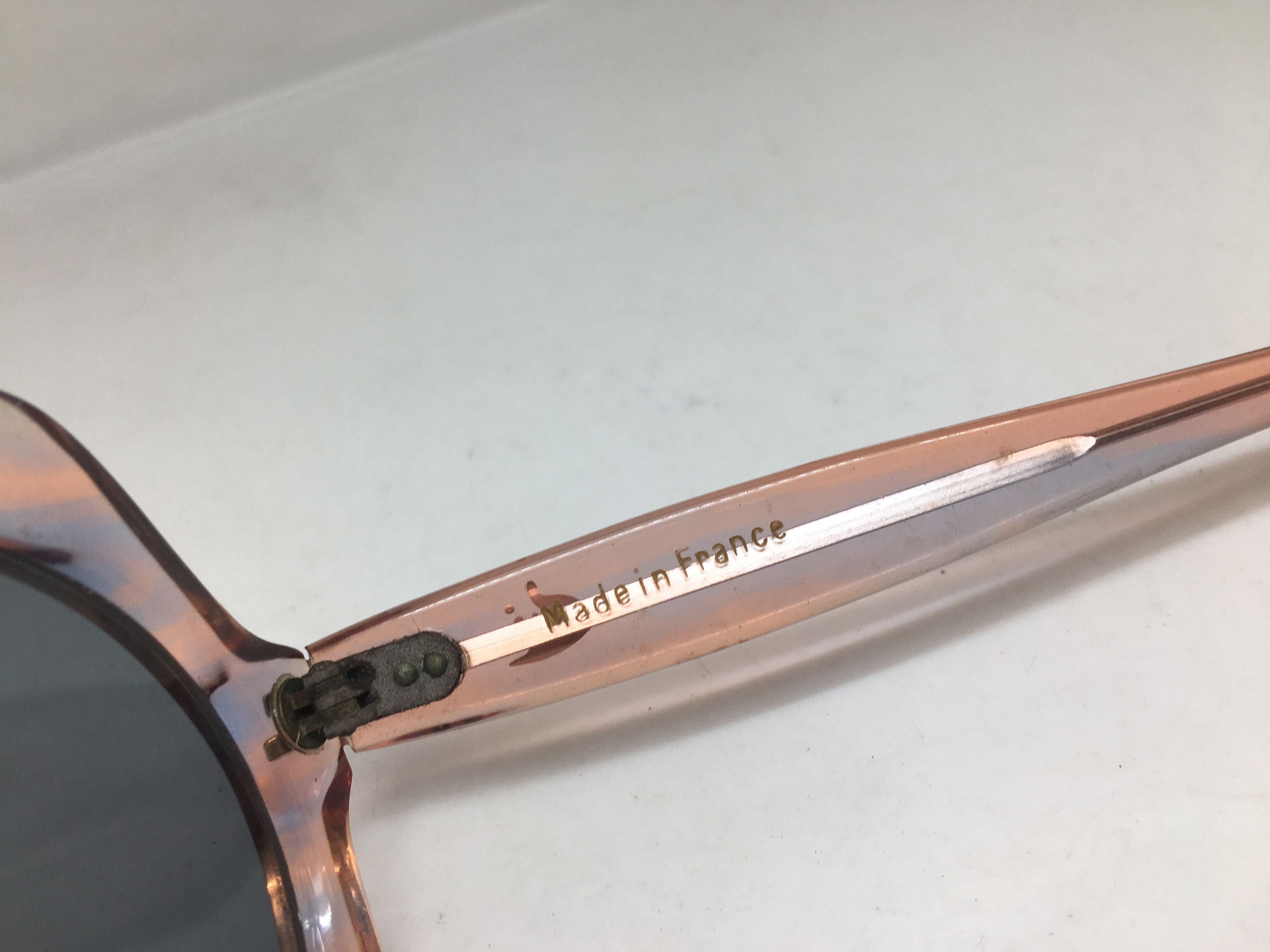 Vintage Vintage Handmade Acetate Sunglasses Frame Made in France Size ONE SIZE - 4 Thumbnail