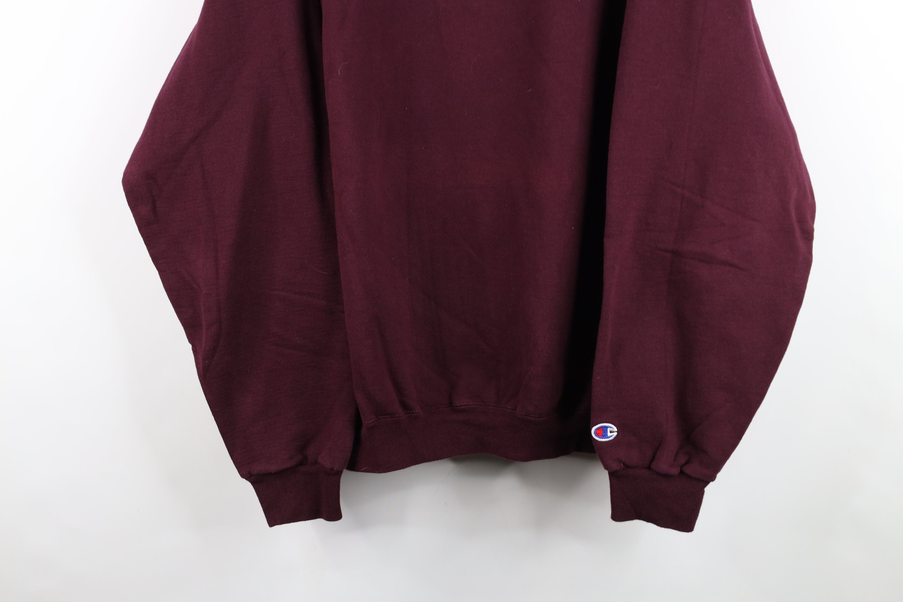 Champion Vintage 90s Champion Classic Logo Crewneck Sweatshirt Purple Size US XL / EU 56 / 4 - 3 Thumbnail