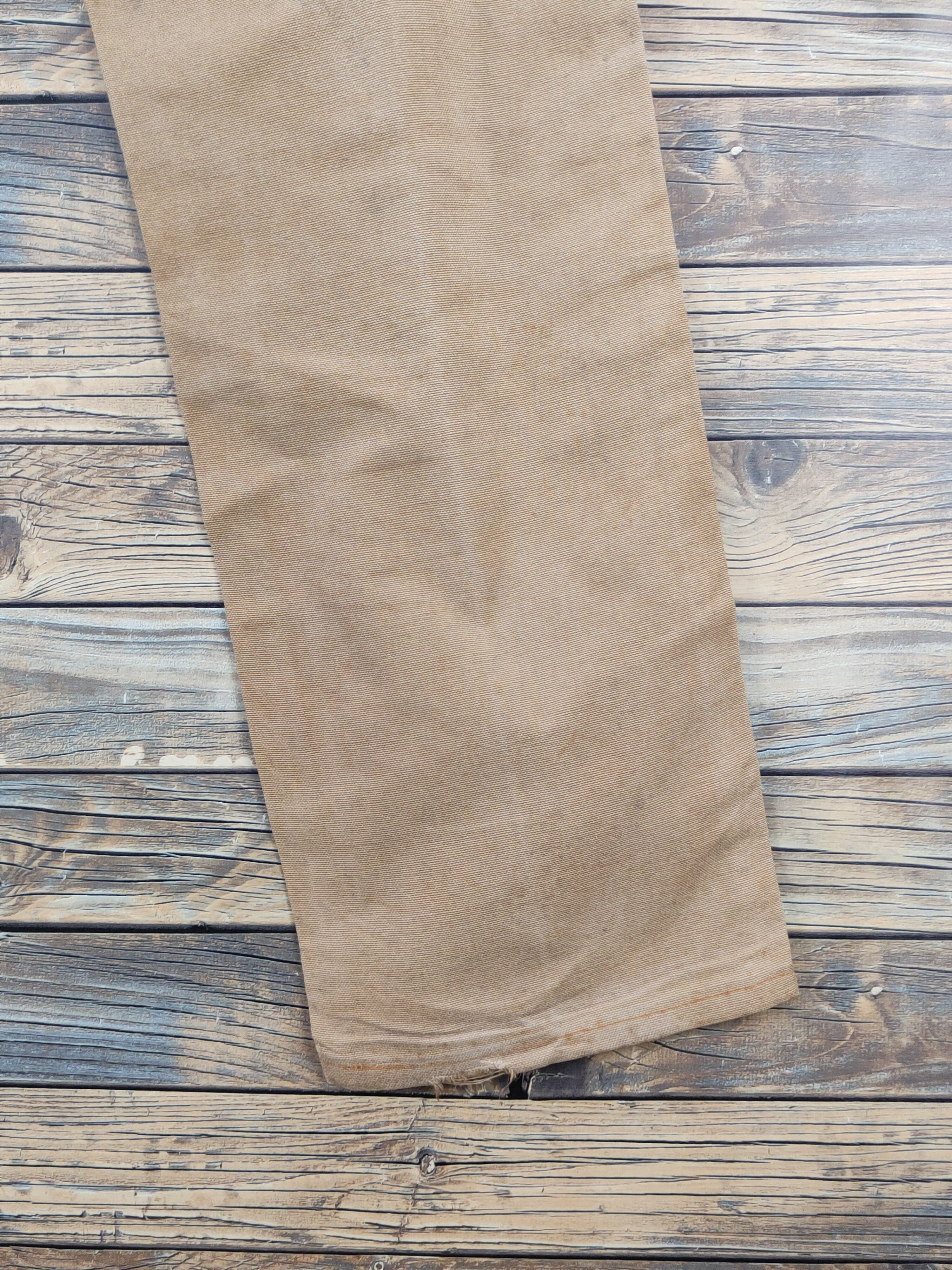 Vintage Collegiate Brown leather back vintage Casual Pants #W1585 Size US 28 / EU 44 - 11 Thumbnail