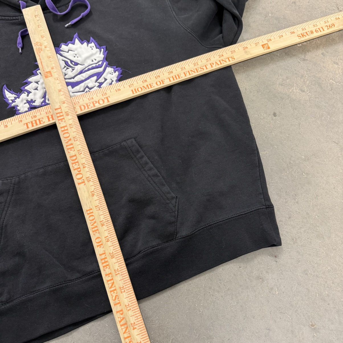NCAA Vintage Stadium Athletics TCU Horned Frogs Black & Purple Size US XXL / EU 58 / 5 - 4 Thumbnail
