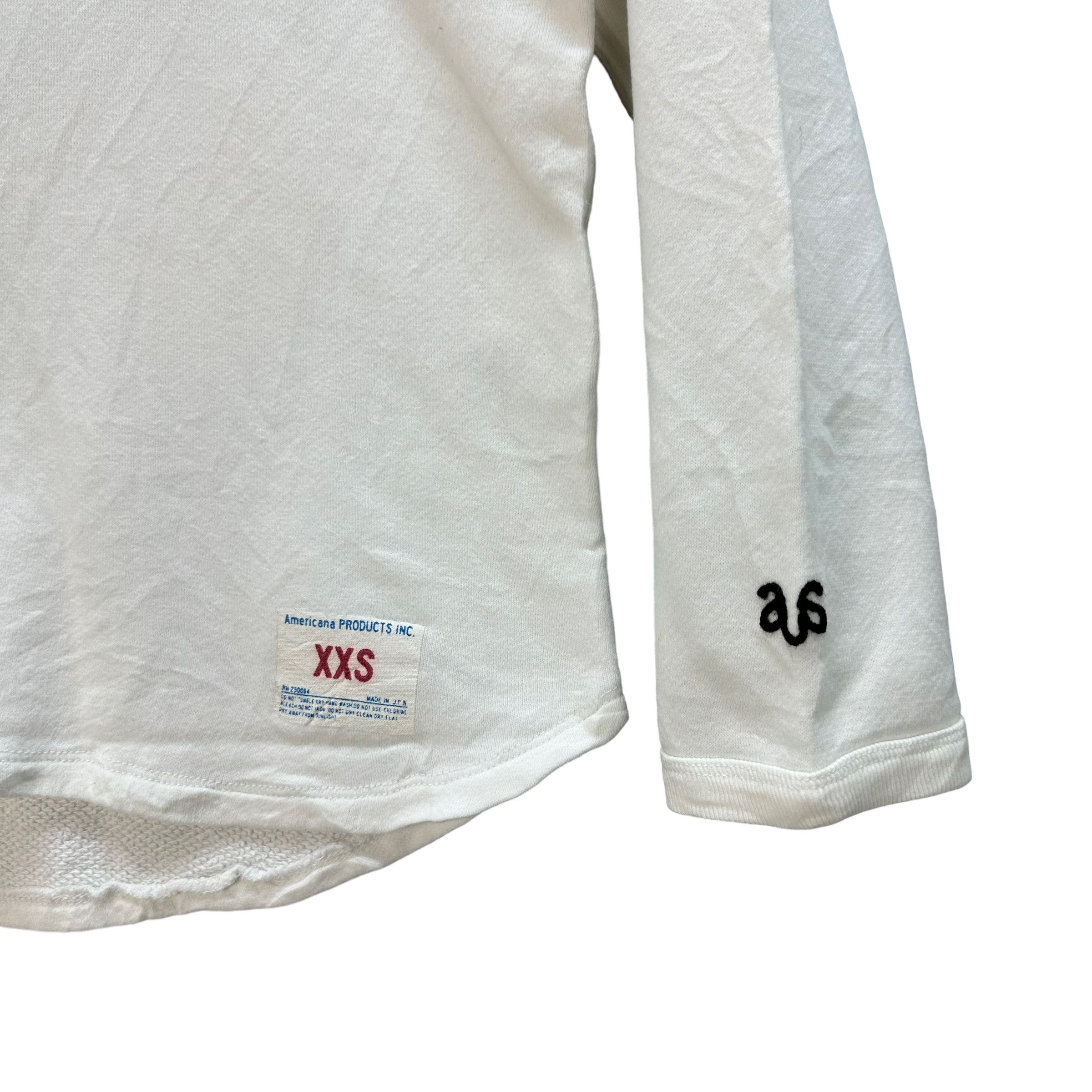 Japanese Brand AMERI BIG LOGO BY AMERICANA SWEATER #8424-008 Size XXS / US 00 / IT 34 - 4 Thumbnail
