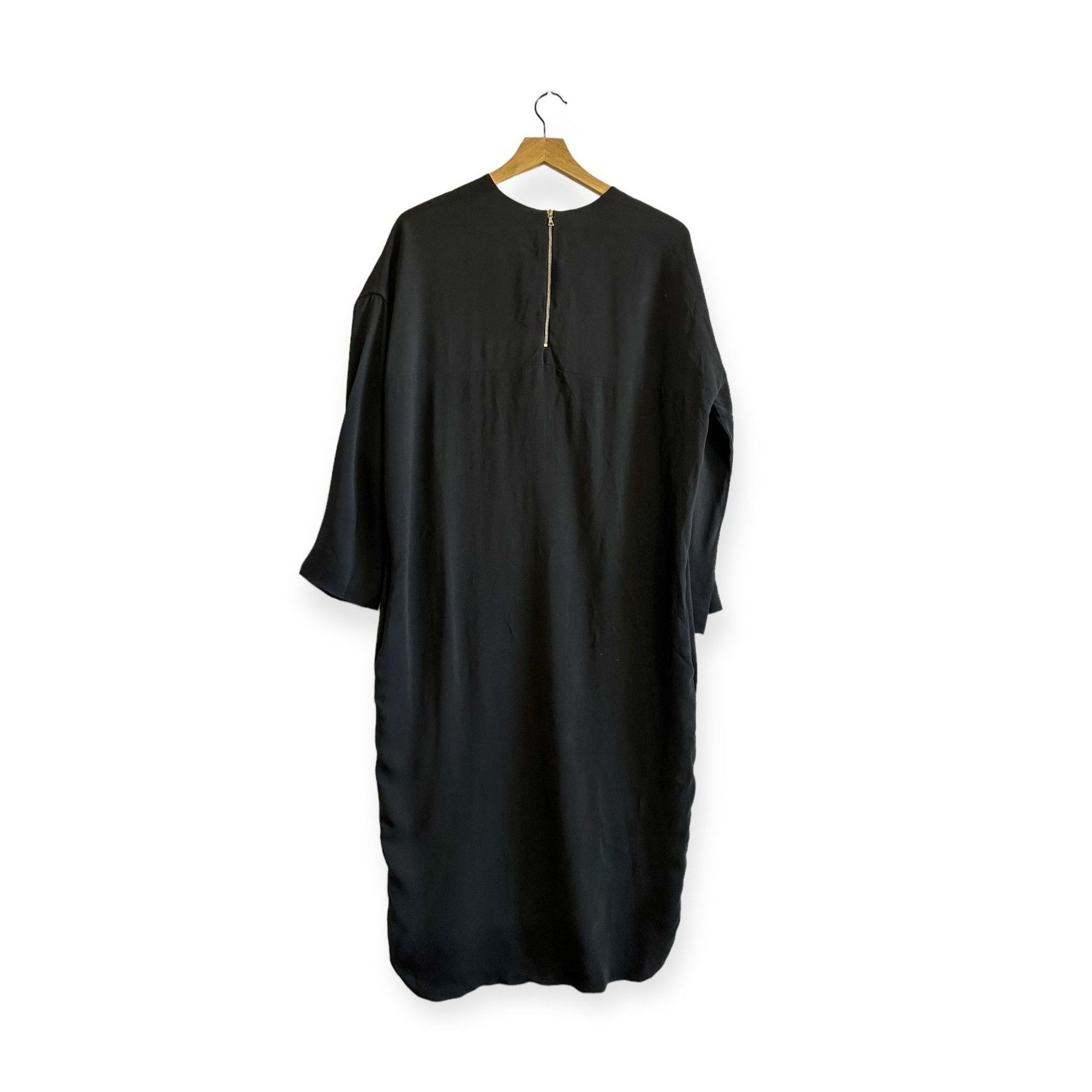 Marni Marni Minimalist Viscose Midi Dress FW2015, blue, size 44 I Size M / US 6-8 / IT 42-44 - 2 Thumbnail