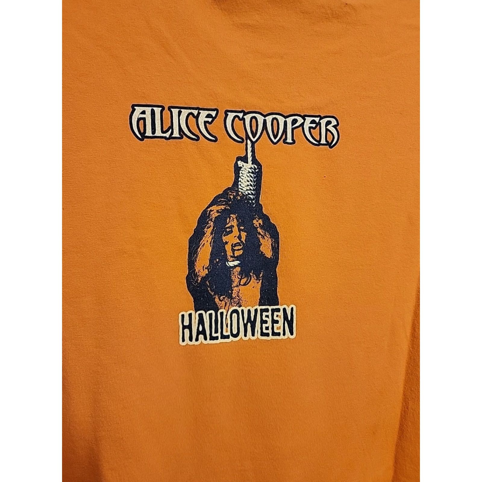 Vintage VINTAGE Alice Cooper Concert Shirt Mens XL Orange Halloween Tennessee River T-Shirt 2001 Length 29 Chest 24 Size US XL / EU 56 / 4 - 4 Thumbnail
