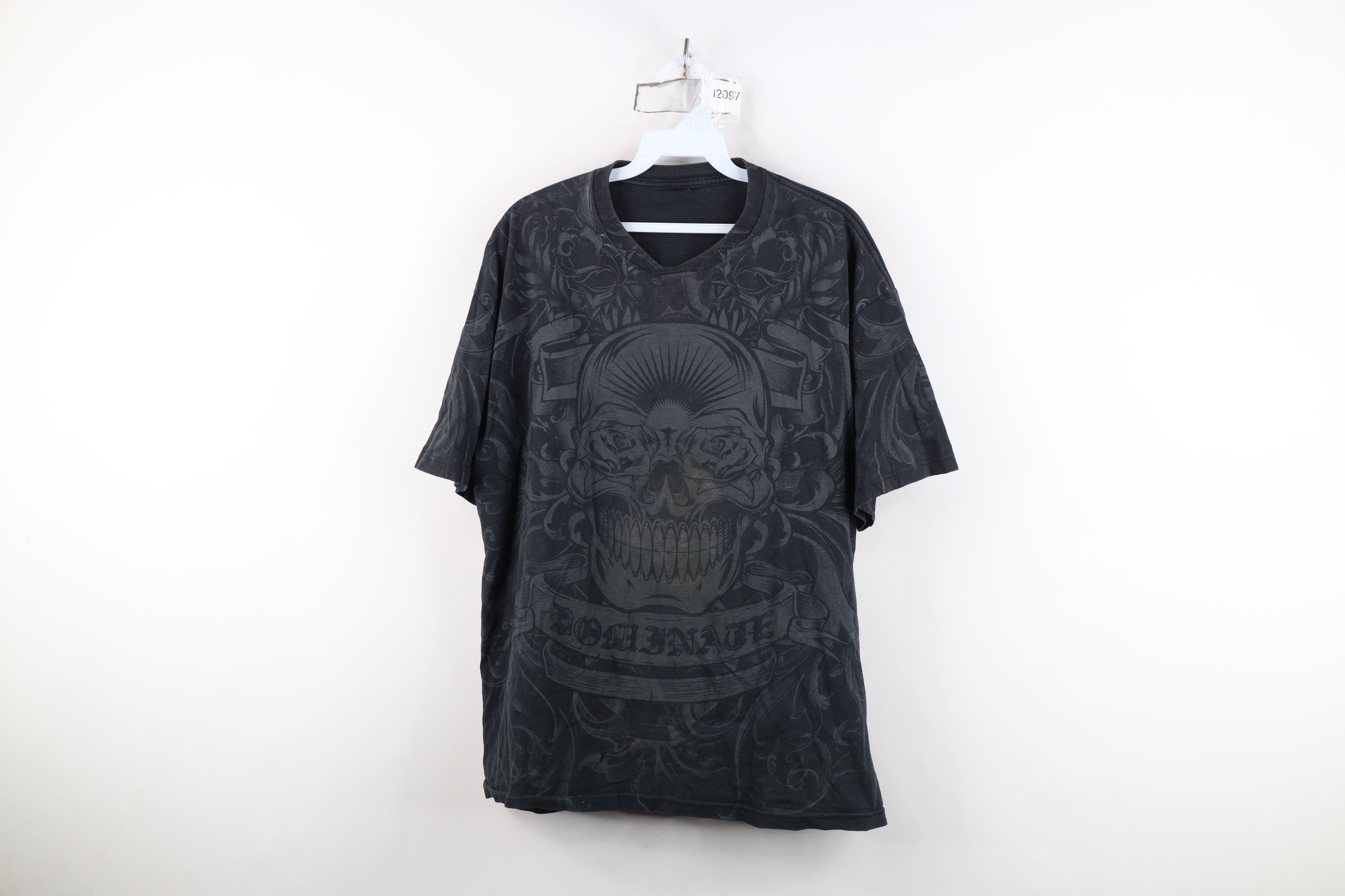 Vintage Vintage Y2K Streetwear Skull All Over Print UFC MMA T-Shirt Size US L / EU 52-54 / 3 - 1 Thumbnail