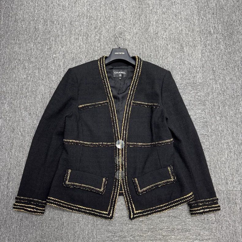 Chanel Metropolitan black gold jacket 2505-Nextarrow