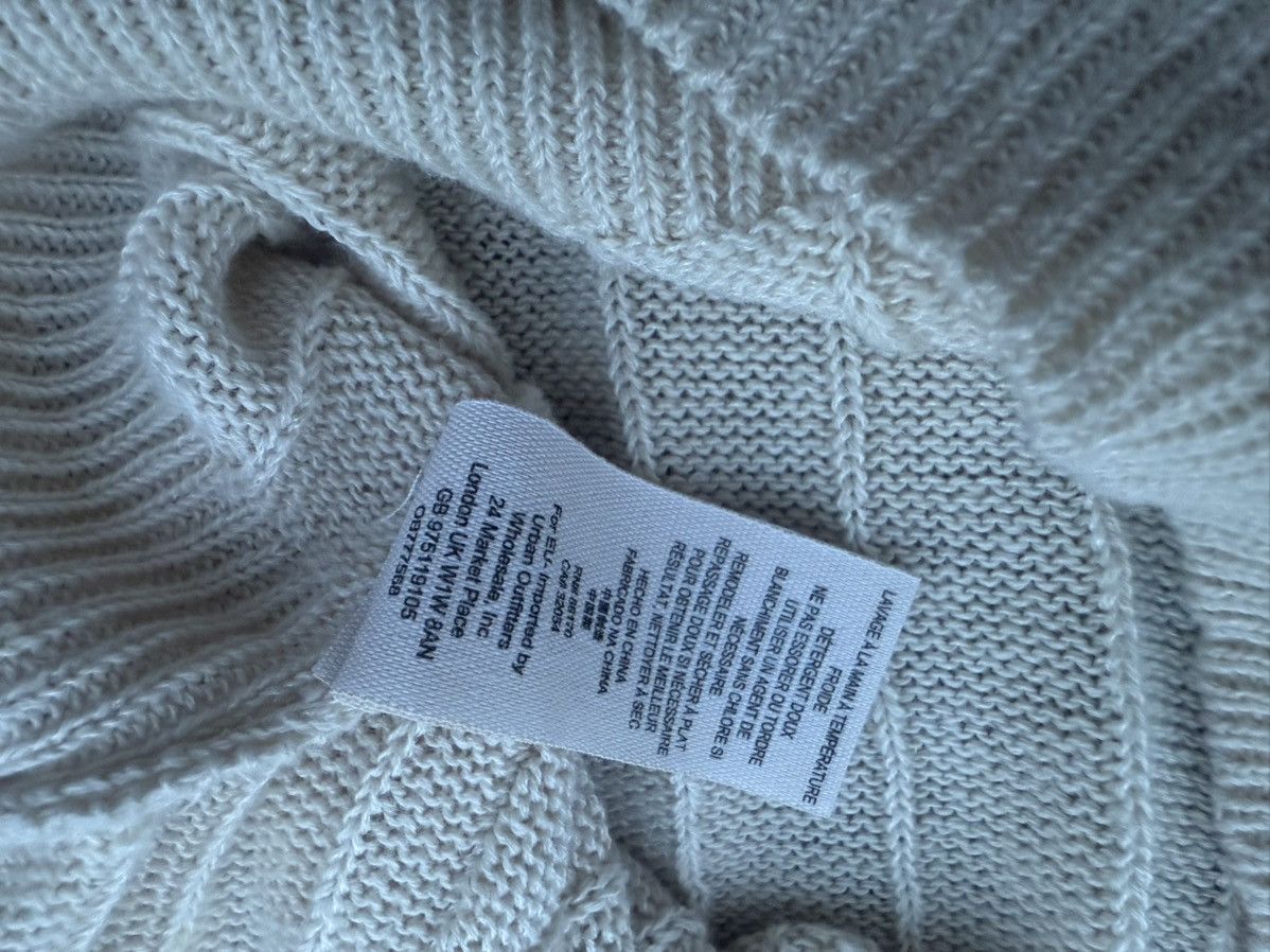 Free People Free People V-Neck Twisted Knot Front Linen Knit Sweater Size M / US 6-8 / IT 42-44 - 8 Thumbnail