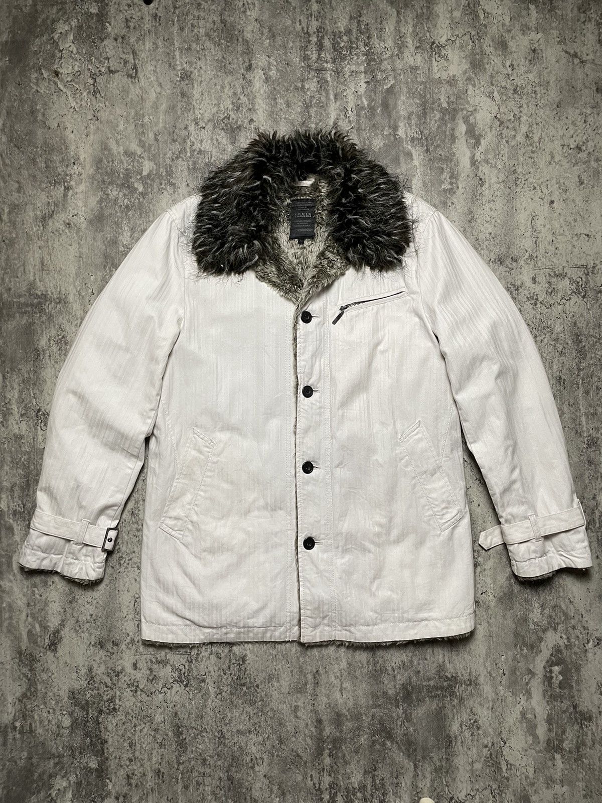 Japanese Brand JAPANESE LOUIS CHAVLON FUR JACKET BONDAGE SLEEVE VKEI STYLE Size US L / EU 52-54 / 3 - 1 Thumbnail