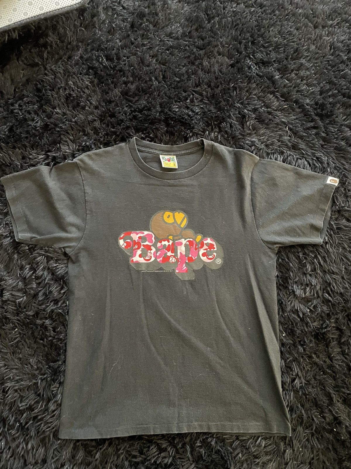Bape Bape Pink Camo Milo Tee Size US M / EU 48-50 / 2 - 1 Thumbnail