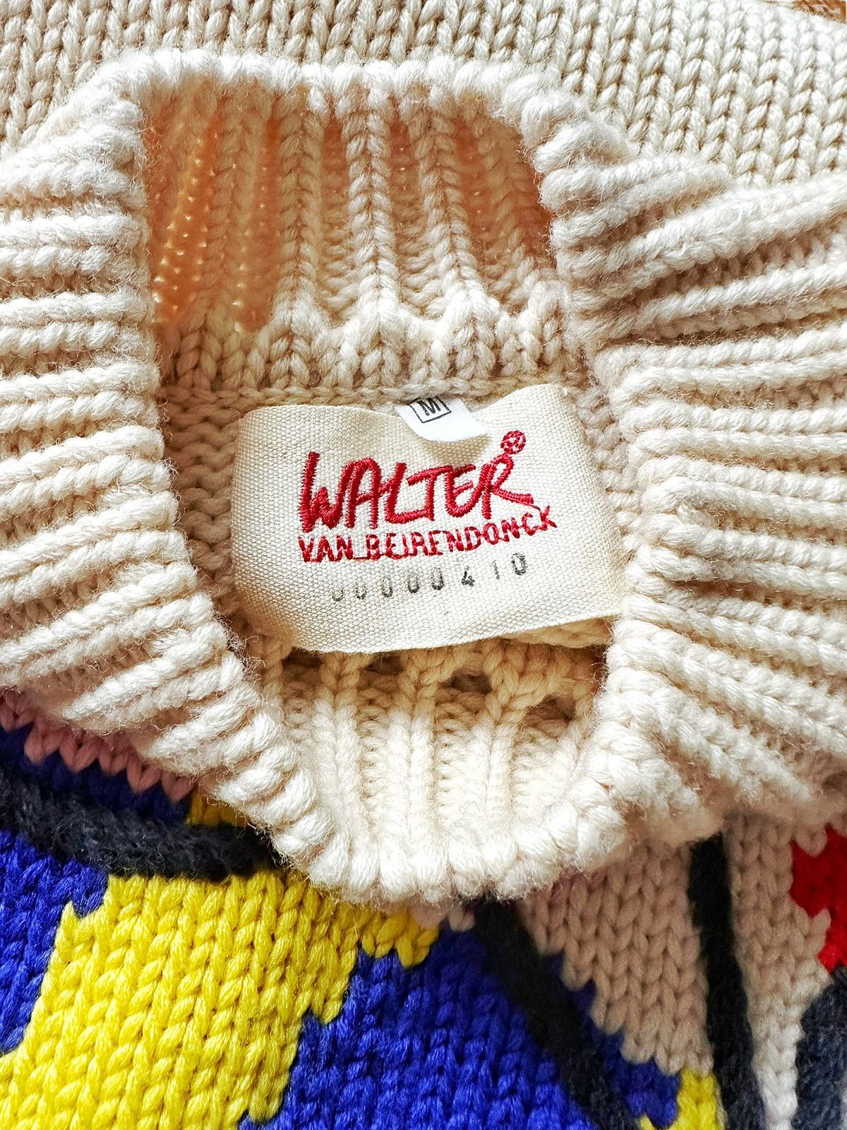 Walter Van Beirendonck 1991 RARE R.I.P. Sado Dog Oversized Knit Size US M / EU 48-50 / 2 - 2 Thumbnail
