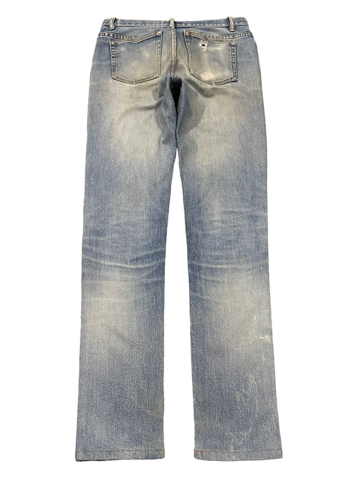 A.P.C. Vintage Japan Apc Blue Wash Style Distress Jeans Size US 30 / EU 46 - 2 Thumbnail