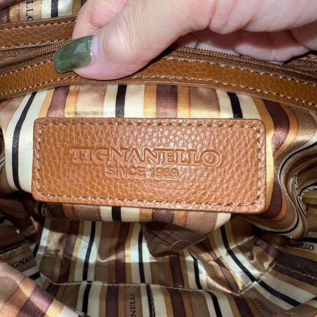 Other Tignanello Italian Leather Color Blocked Tote with Crossbody Size ONE SIZE - 8 Thumbnail