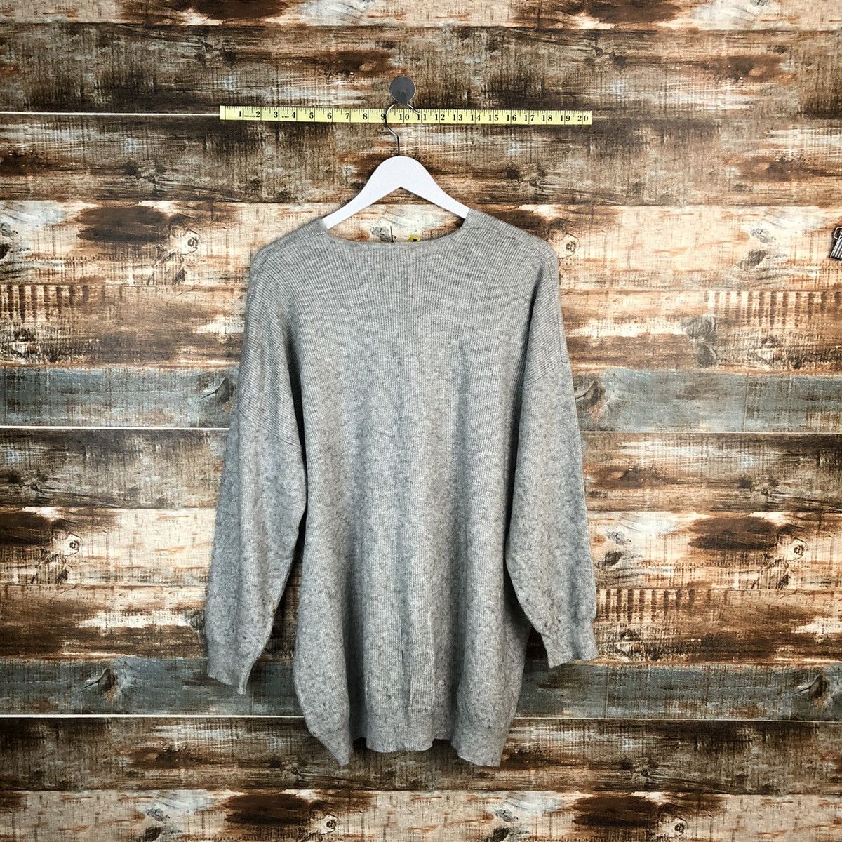 Homespun Knitwear Shoo La Rue Grey baggie Knitwear #A1654 Size US M / EU 48-50 / 2 - 13 Thumbnail
