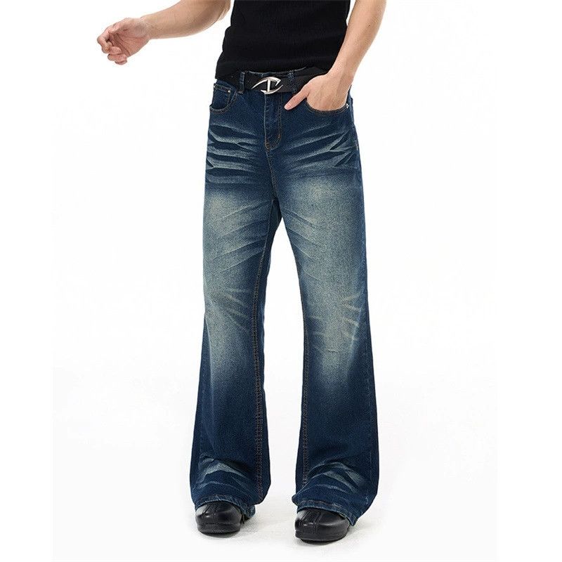 Japanese Brand American Vintage Vibe Flared Jeans with Whiskering Size US 32 / EU 48 - 3 Thumbnail