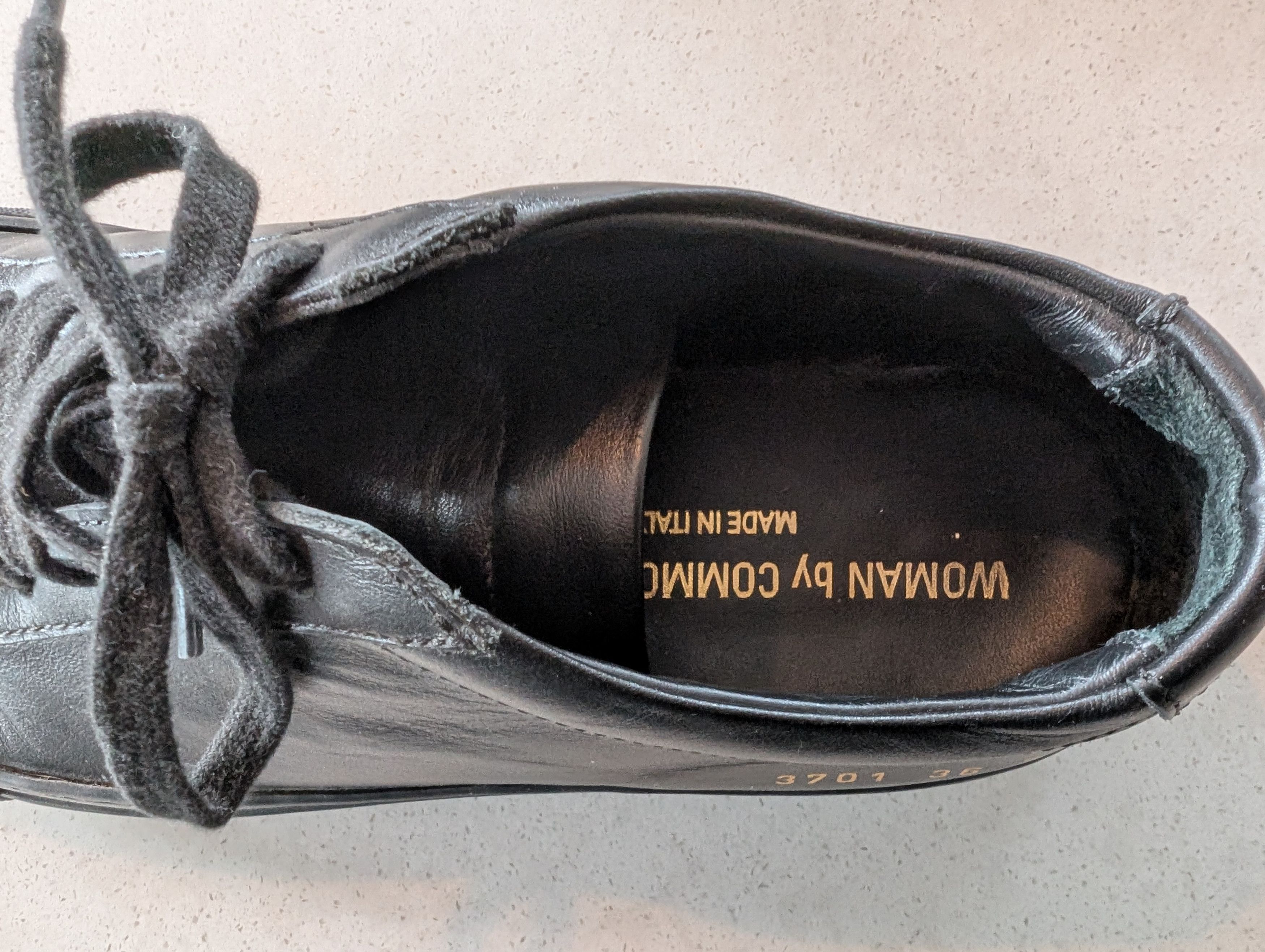 Common Projects Common Projects Achilles Low Black Size US 6 / IT 36 - 3 Thumbnail