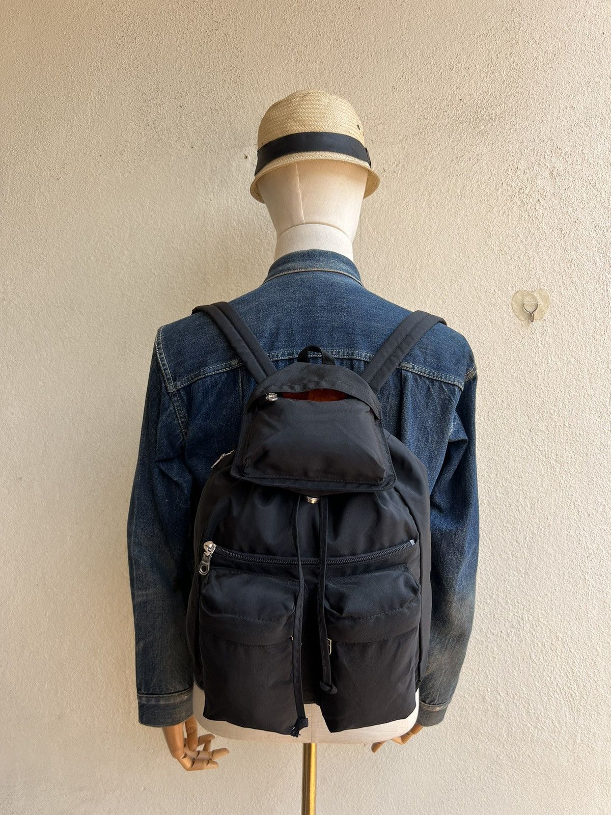 Vintage Vintage 90s Y’saccs Yohji Yamamoto Cargo Backpack Bag Size ONE SIZE - 5 Thumbnail
