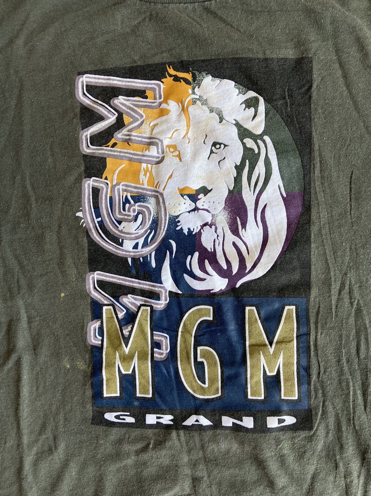 Vintage Vintage 1990’s MGM Grand Lion Graphic Tee Medium Size M / US 6-8 / IT 42-44 - 2 Thumbnail