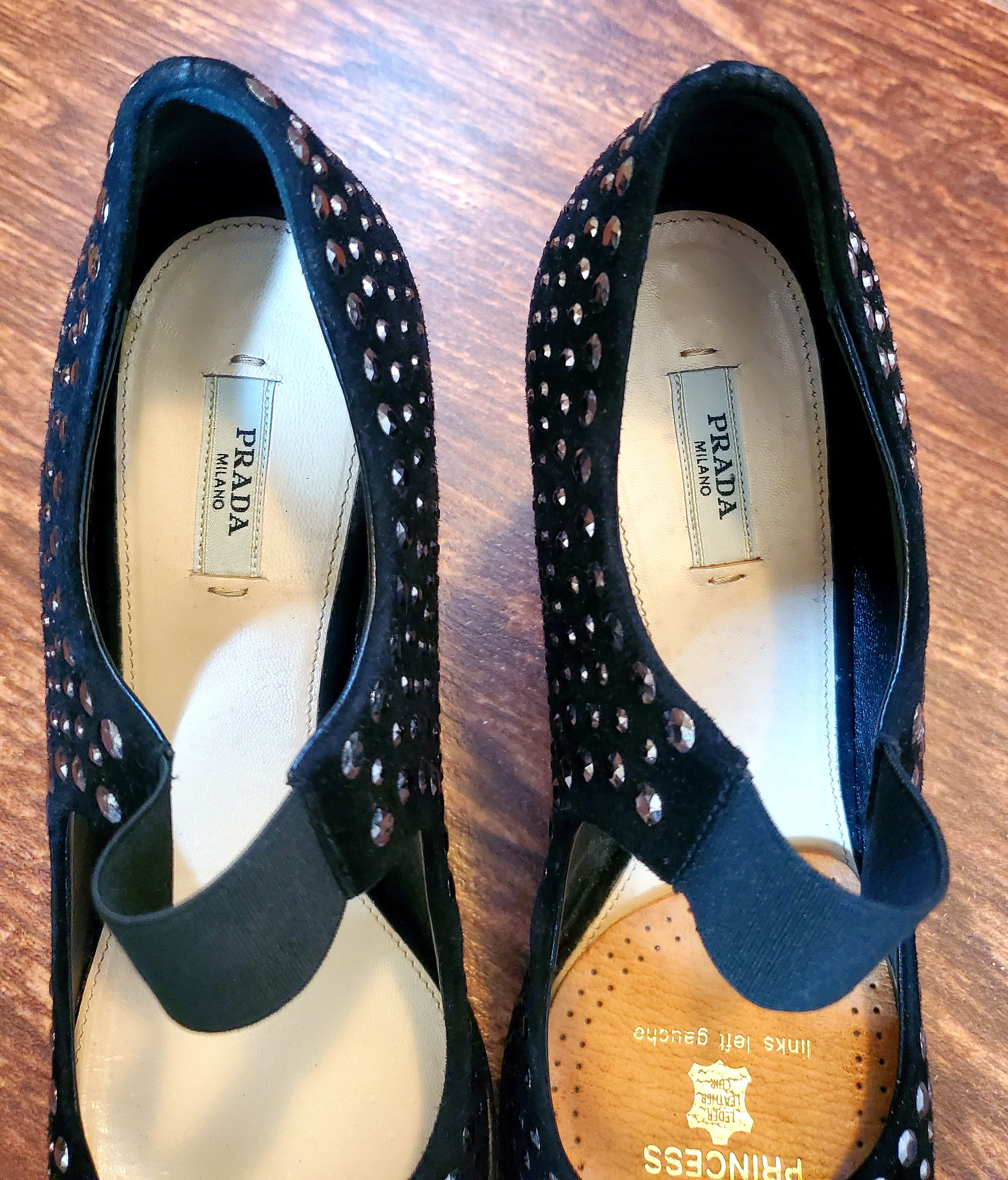 Prada Escarpins mary jane Prada Noir 37 perfect condition Size US 7 / IT 37 - 5 Thumbnail