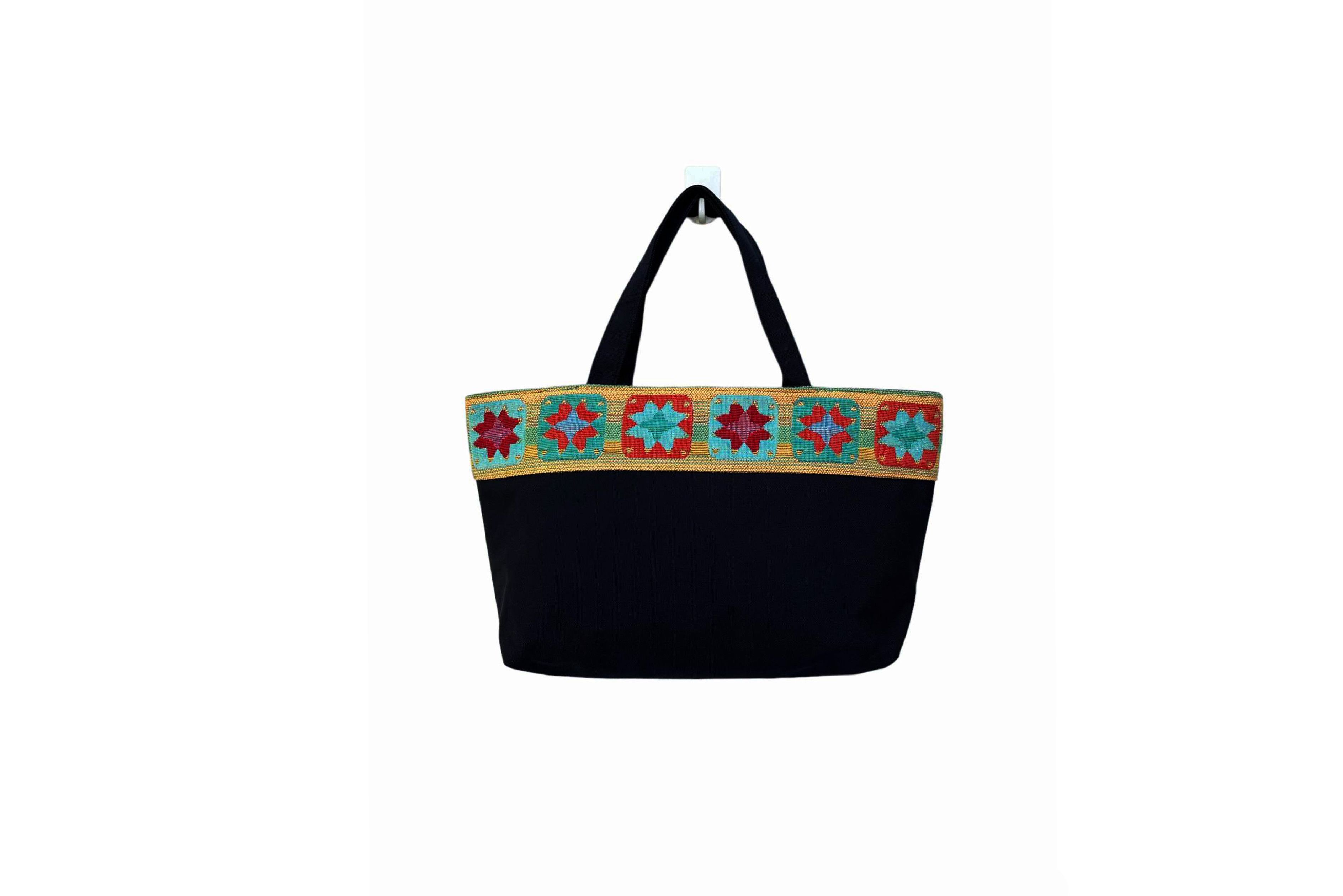 Japanese Brand Japanese 'ARUKAN' handbag, colorful floral tapestry detail Size ONE SIZE - 1 Thumbnail