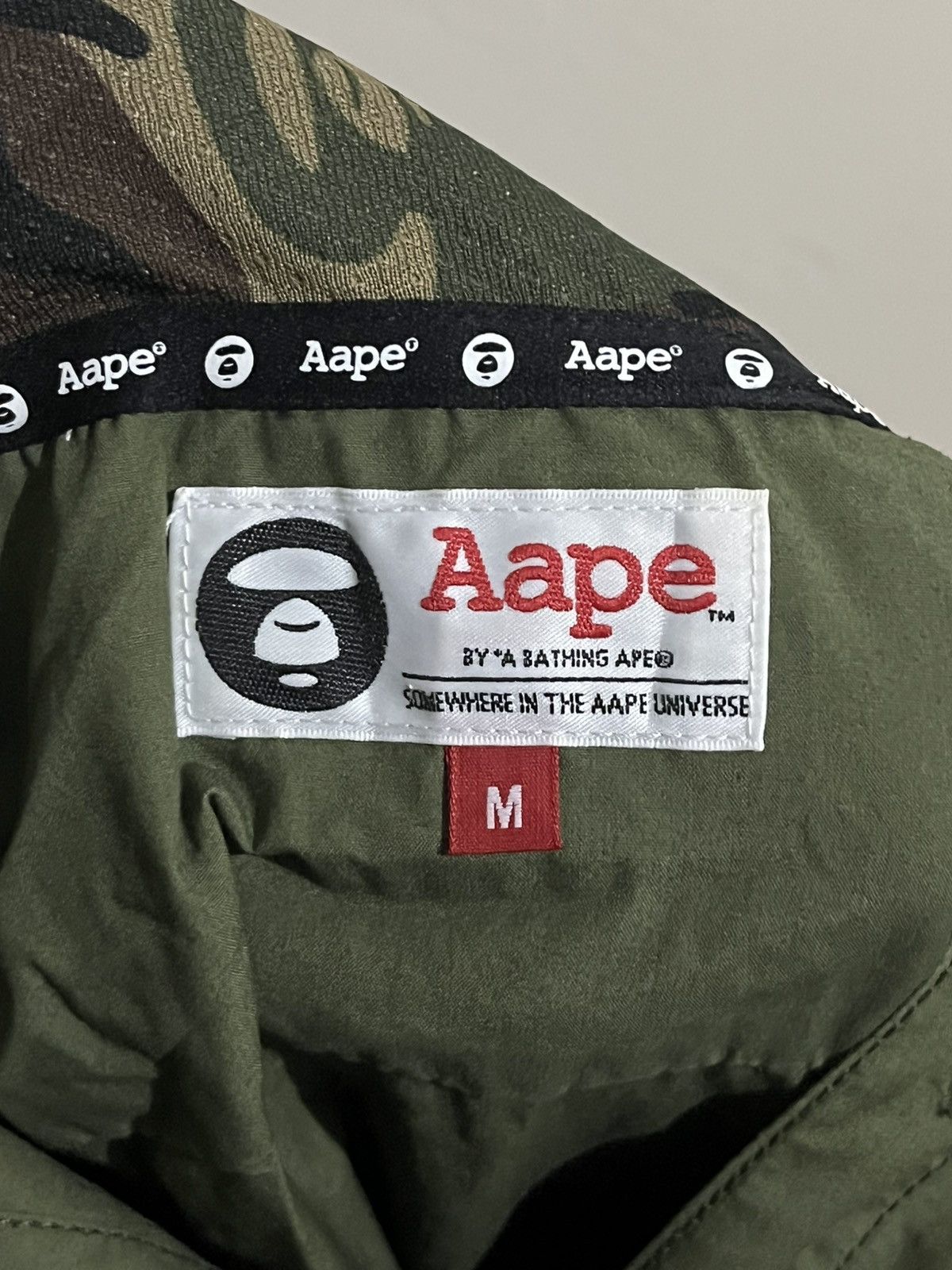 Aape Aape by A Bathing Ape Camou Light Hoodie Jacket Size US M / EU 48-50 / 2 - 12 Thumbnail