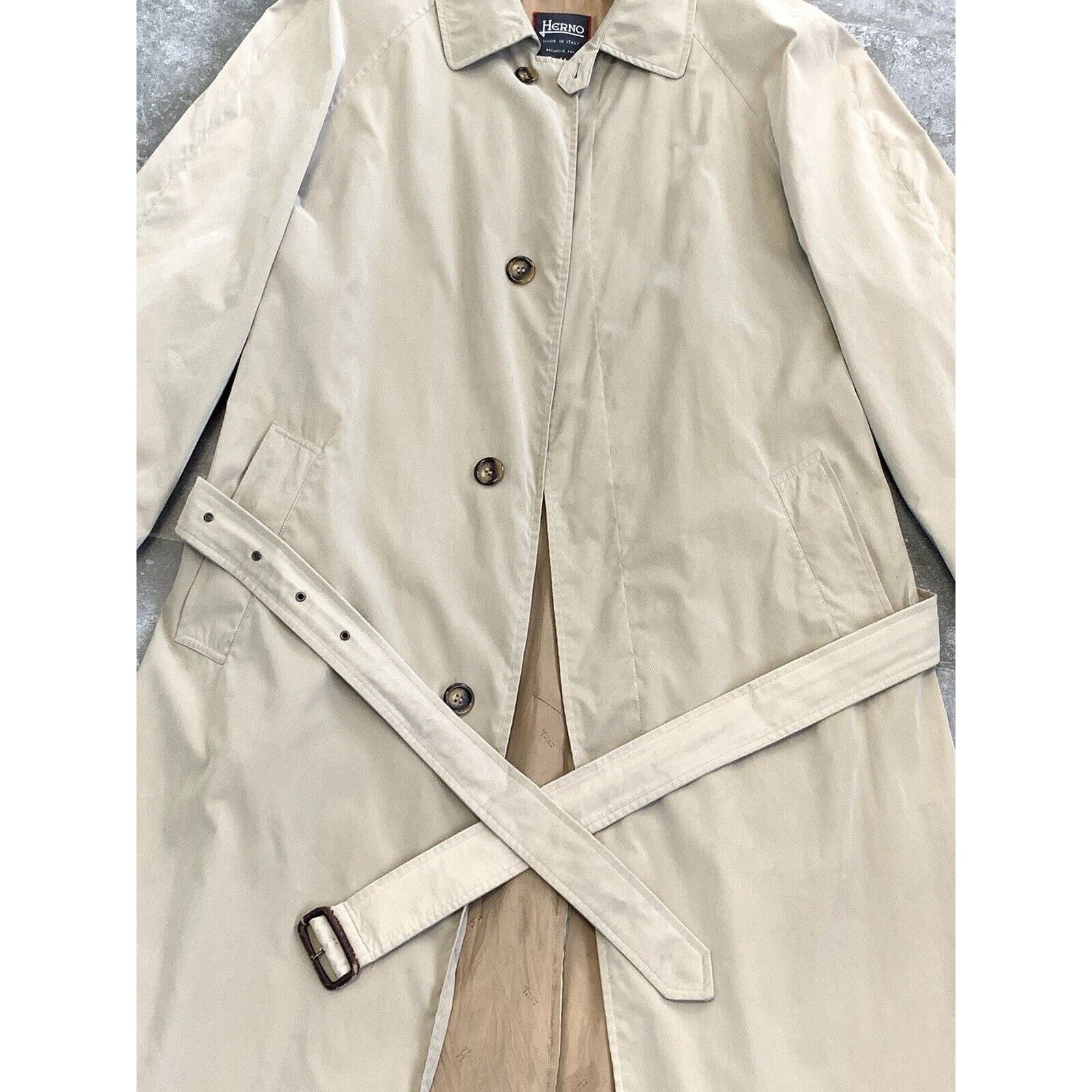 Herno × Vintage Men's HERNO Trench Coat Formal Jacket Mac Size EU 50 - 52 L Size US L / EU 52-54 / 3 - 15 Thumbnail