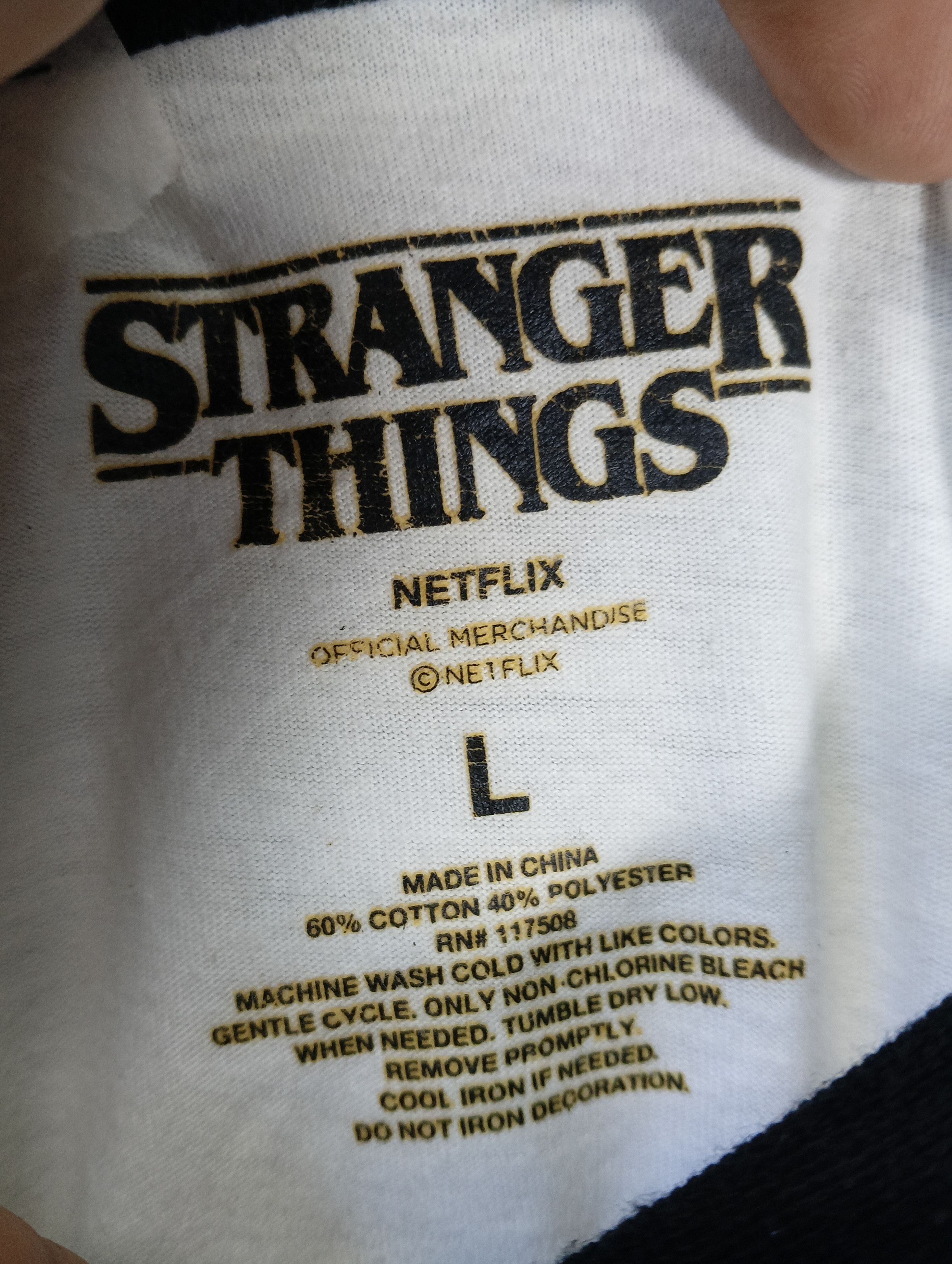 Other vintage stranger things movie tv usa 3 quater TEE Size US L / EU 52-54 / 3 - 4 Thumbnail