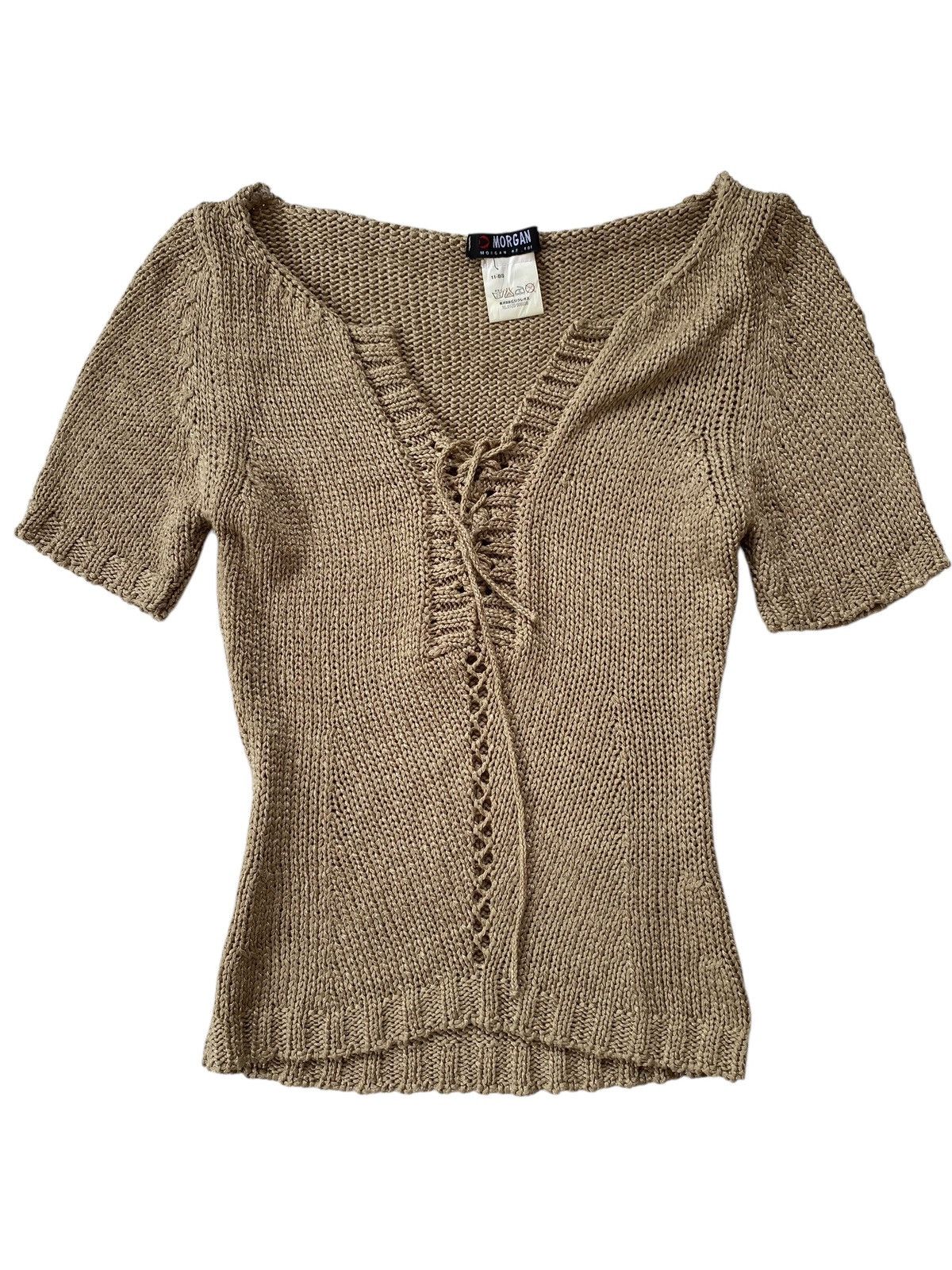 Japanese Brand × Morgan Homme Vtg Morgan De toi Sweater Size XS / US 0-2 / IT 36-38 - 1 Thumbnail