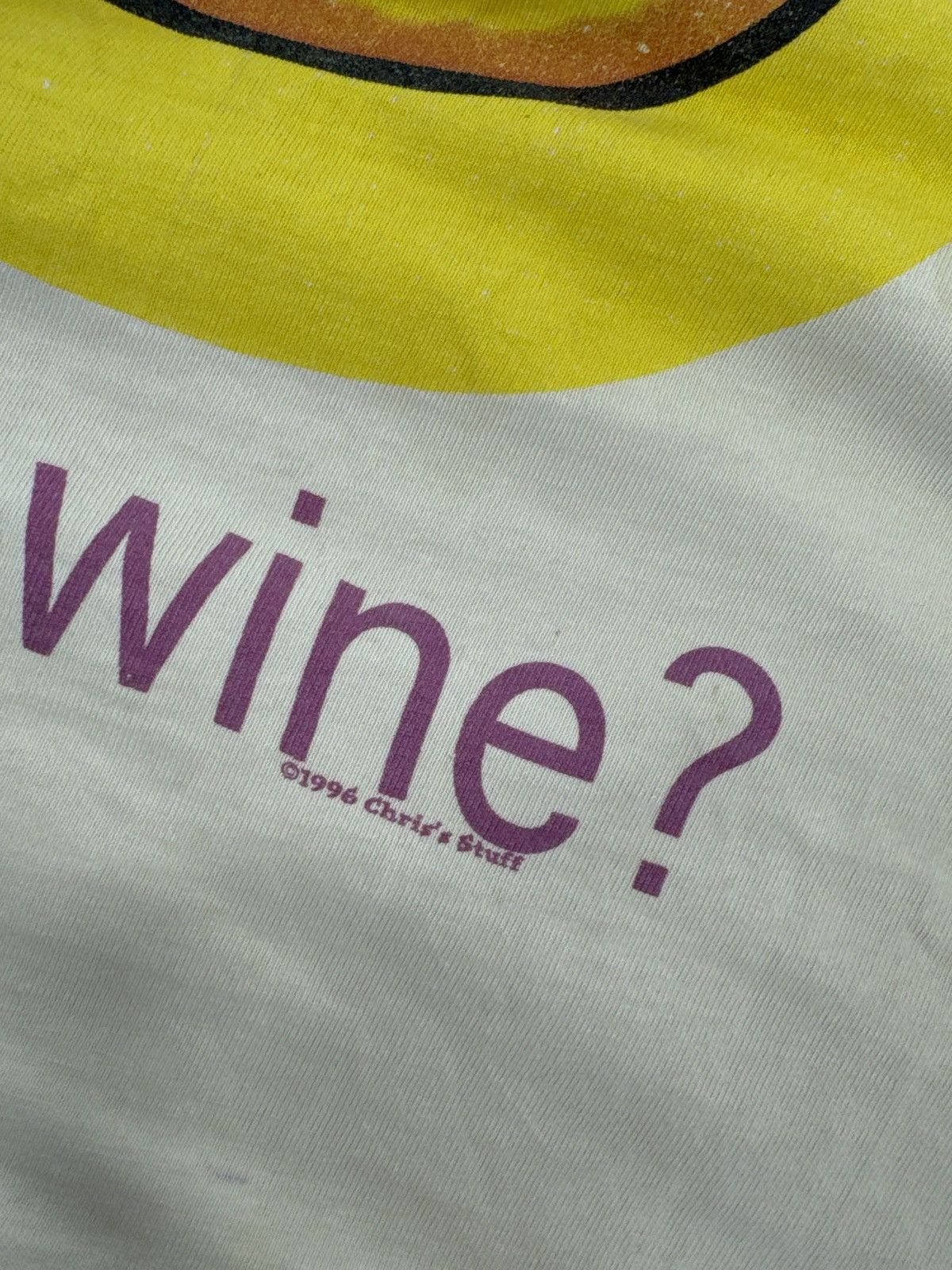 Vintage GOT WINE? PRINT VINTAGE T-SHIRT Size US XL / EU 56 / 4 - 6 Thumbnail