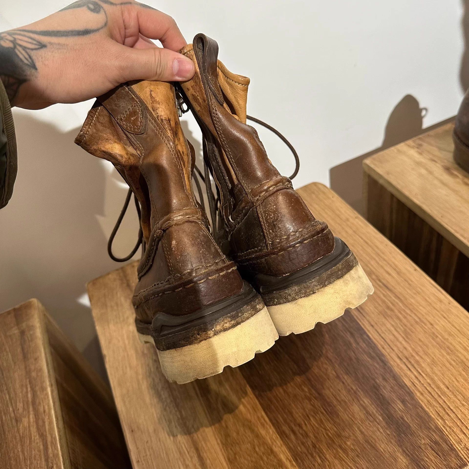 Visvim visvim 20ss ict grizzly boots 10 dye like new Size US 10 / EU 43 - 9 Thumbnail
