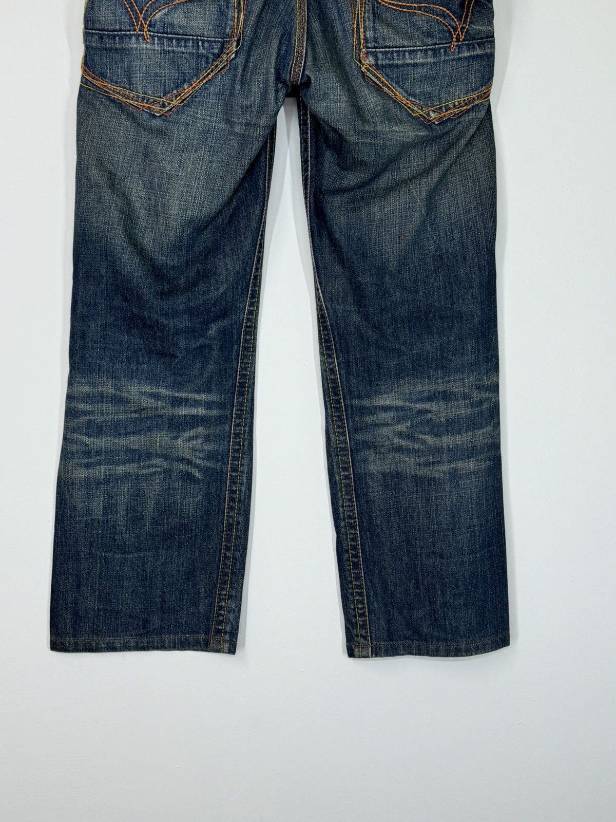 Hysteric Glamour × Japanese Brand Distressed Doube Waist Junya Watanabe Denim Jeans Size US 31 - 11 Thumbnail