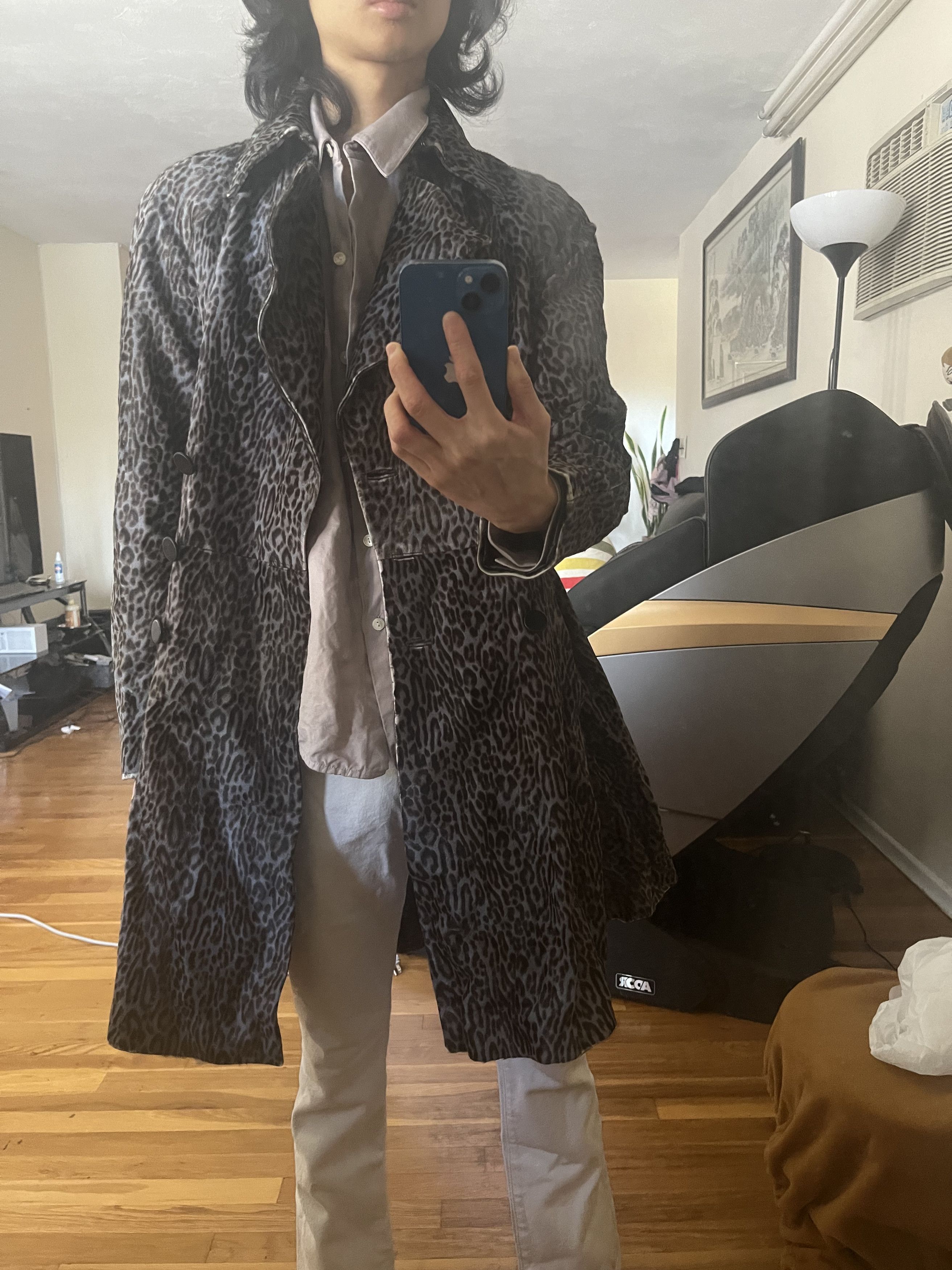 Alaia CALF SKIN ALAIA TRENCH COAT Size M / US 6-8 / IT 42-44 - 4 Thumbnail