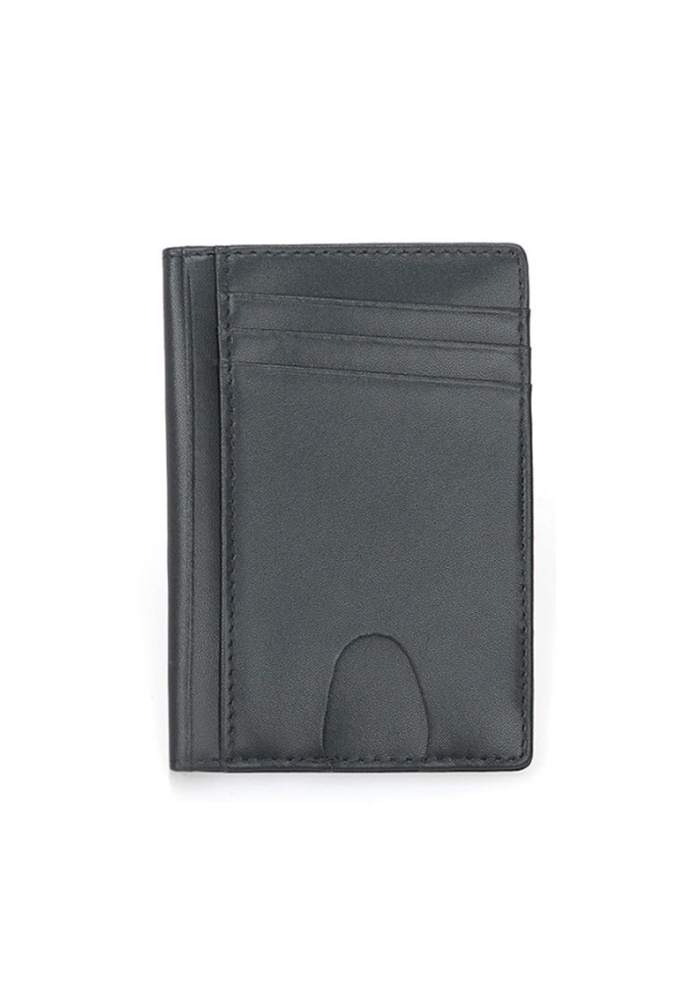 Other Black Grained Leather RFID Card Holder Size ONE SIZE - 7 Thumbnail