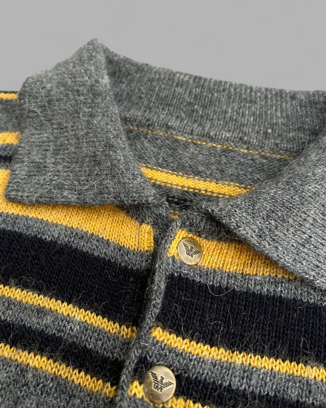 Giorgio Armani 🔥80’s GIORGIO ARMANI Golden Eagle Wool Alpaca Jumper Size US M / EU 48-50 / 2 - 11 Thumbnail