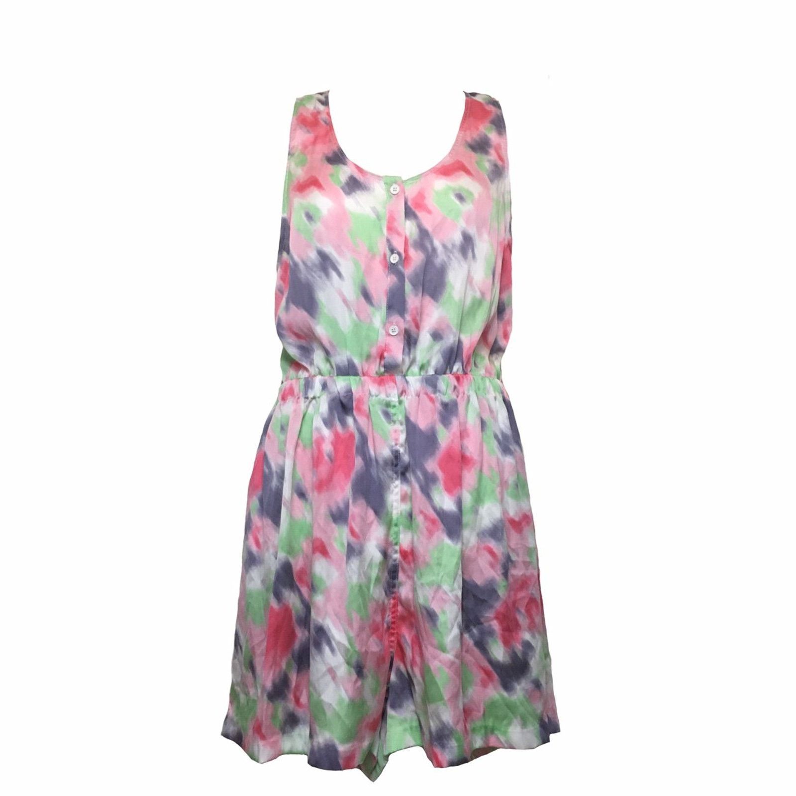 Cheap Monday Brand New Cheap Monday Abstract Tie Dye Playsuit UK Size 16 Size 34" / US 12 / IT 48 - 1 Thumbnail