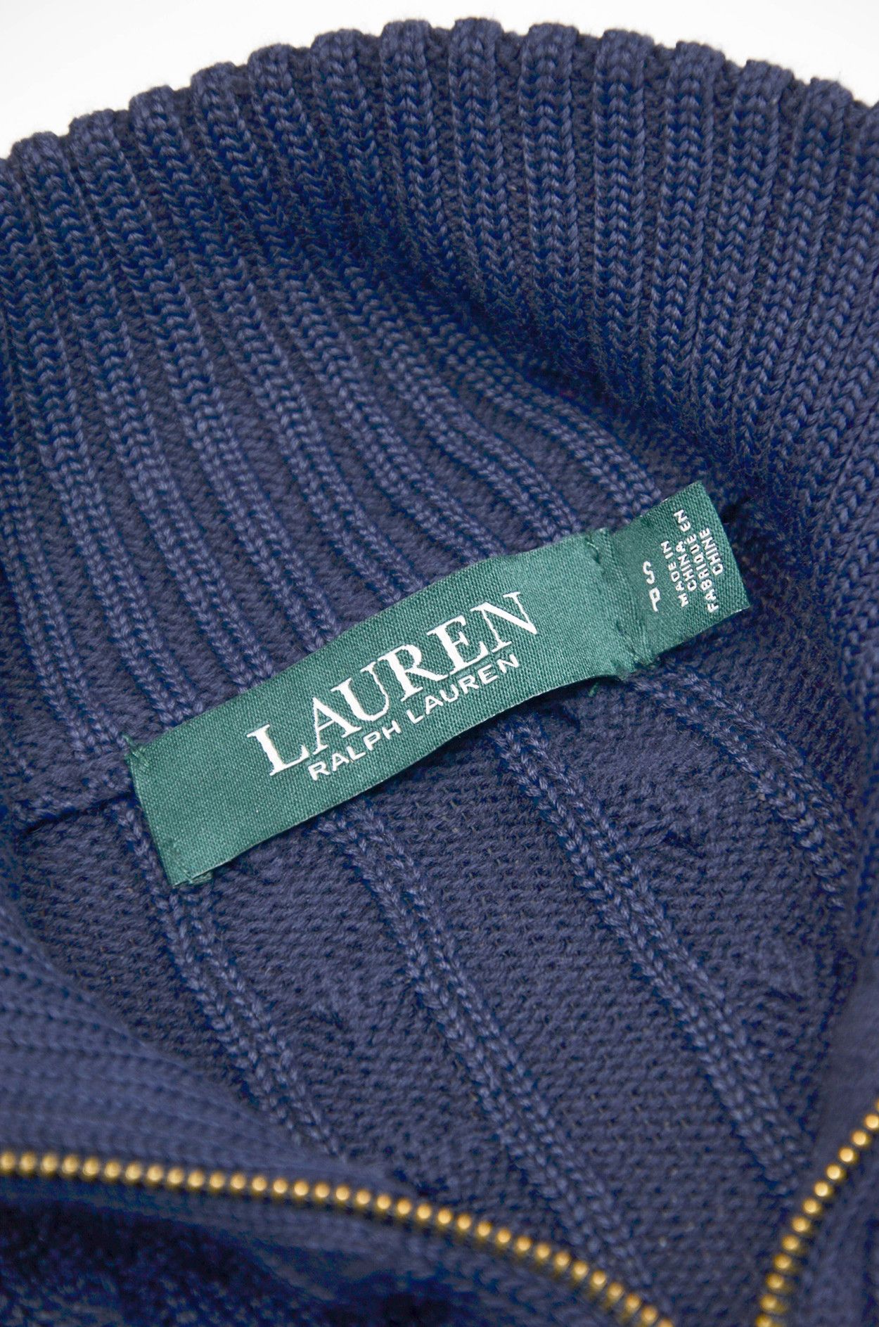 Lauren Ralph Lauren × Ralph Lauren LAUREN RALPH LAUREN Knit Zip Blue Jacket Size S / US 4 / IT 40 - 8 Thumbnail